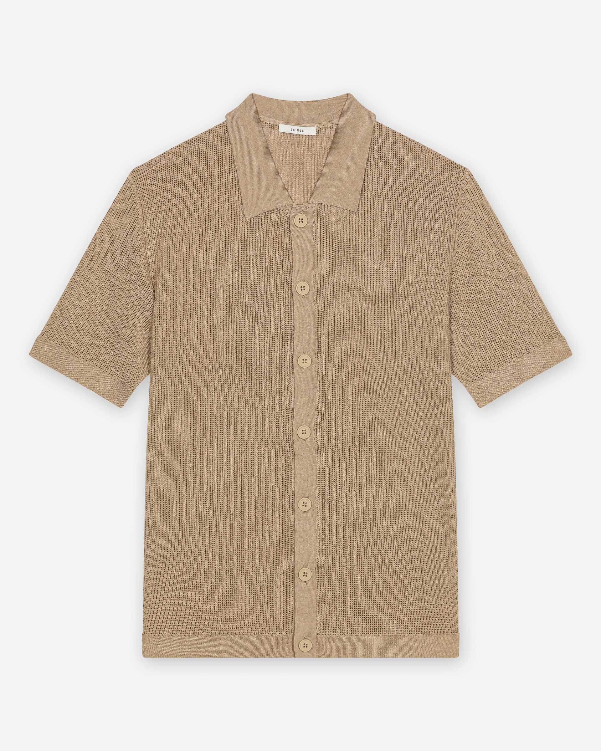 Camisa Seinse ME3204SS Bege