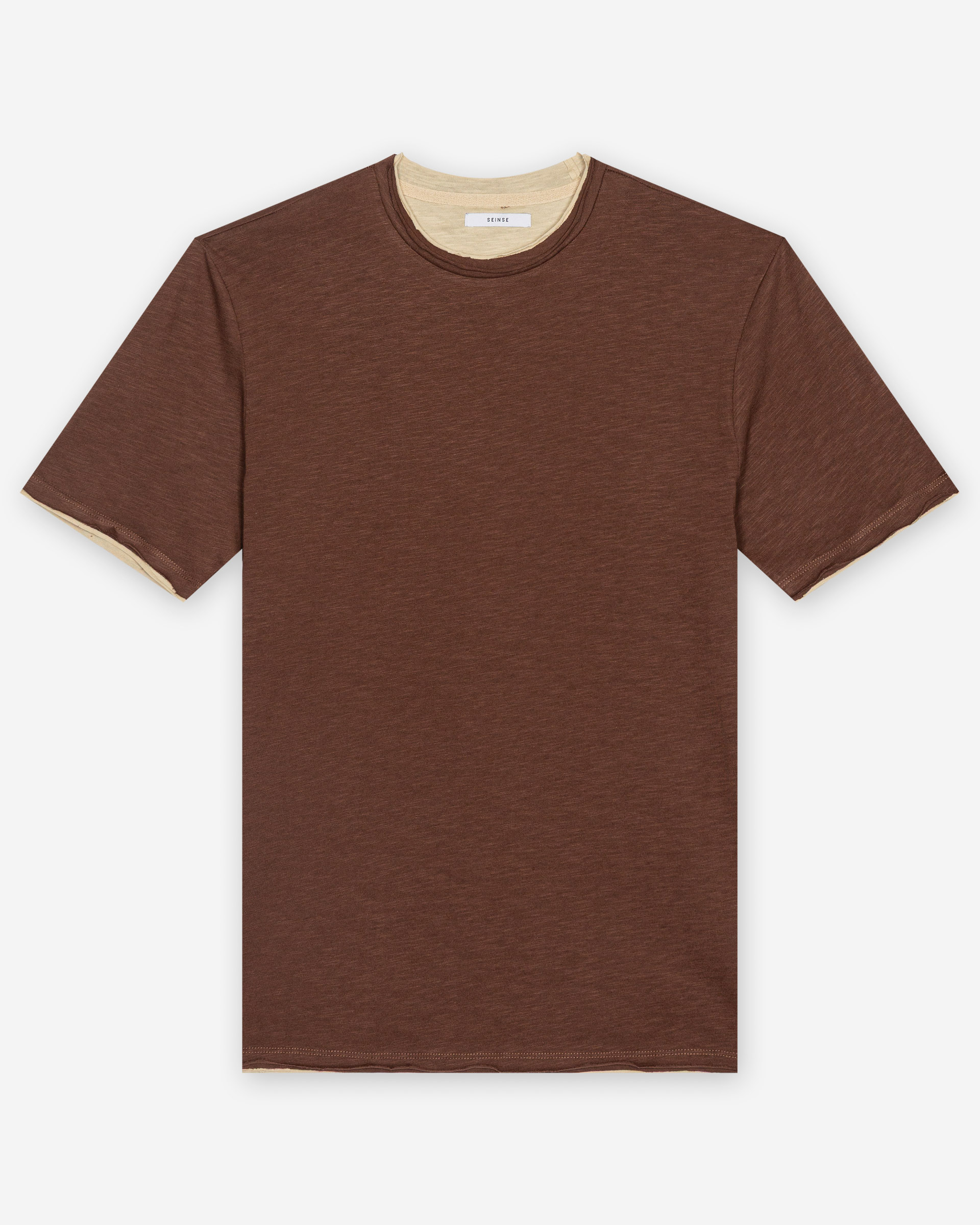 T-shirt Seinse TE3210SS Castanho