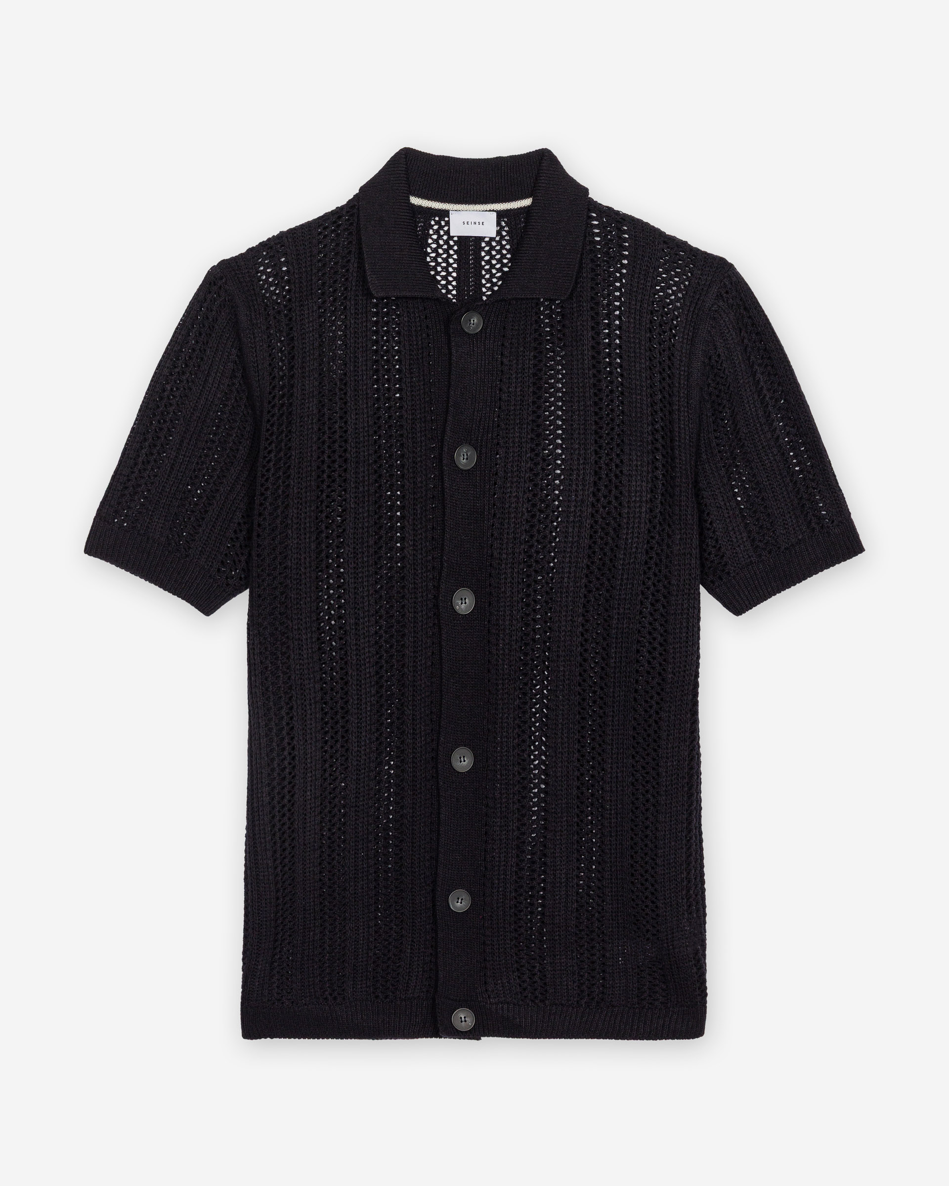 Camisa de malha de manga curta Seinse ME3253SS Azul