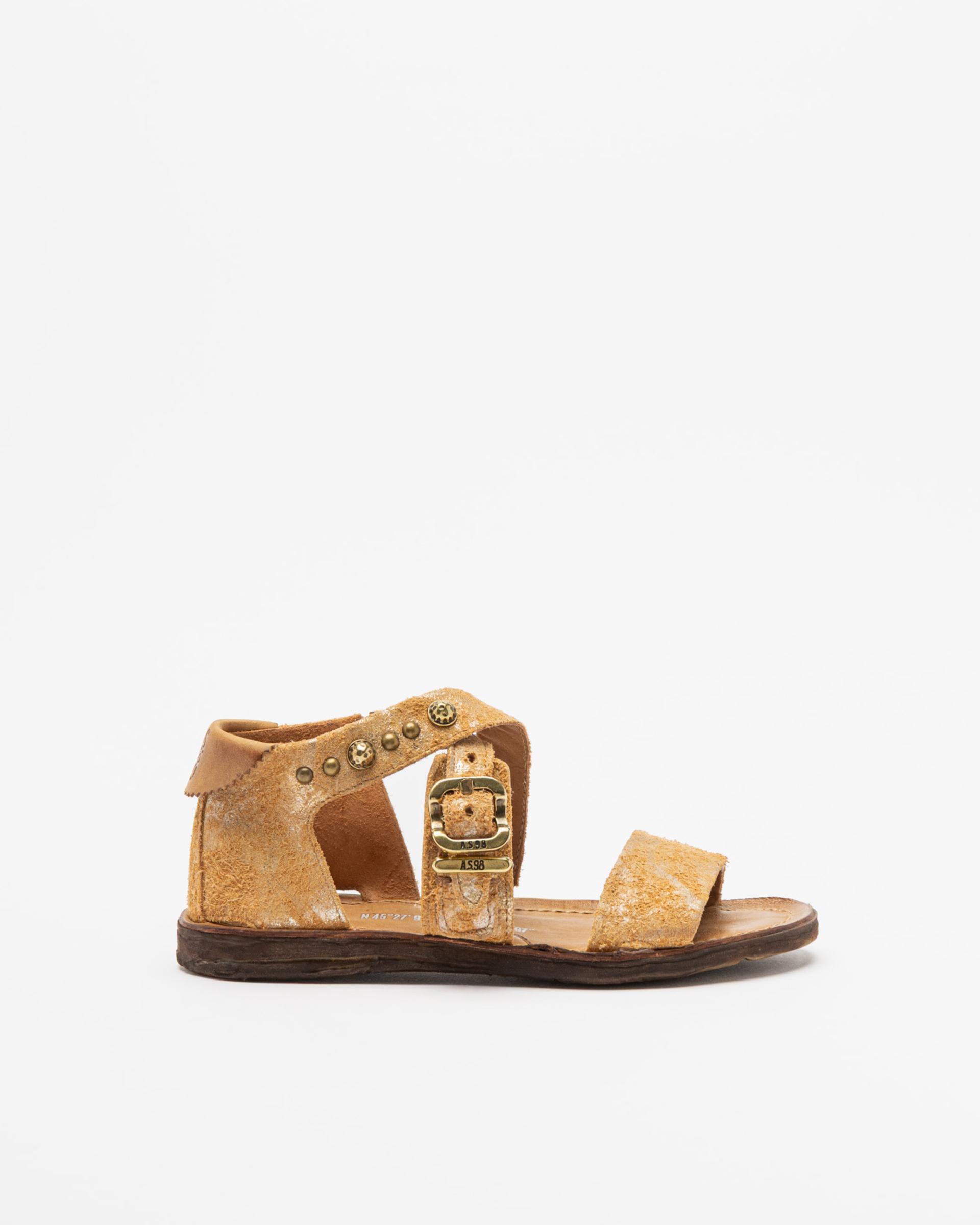 Sandálias rasas A.S.98 A16072 Camel