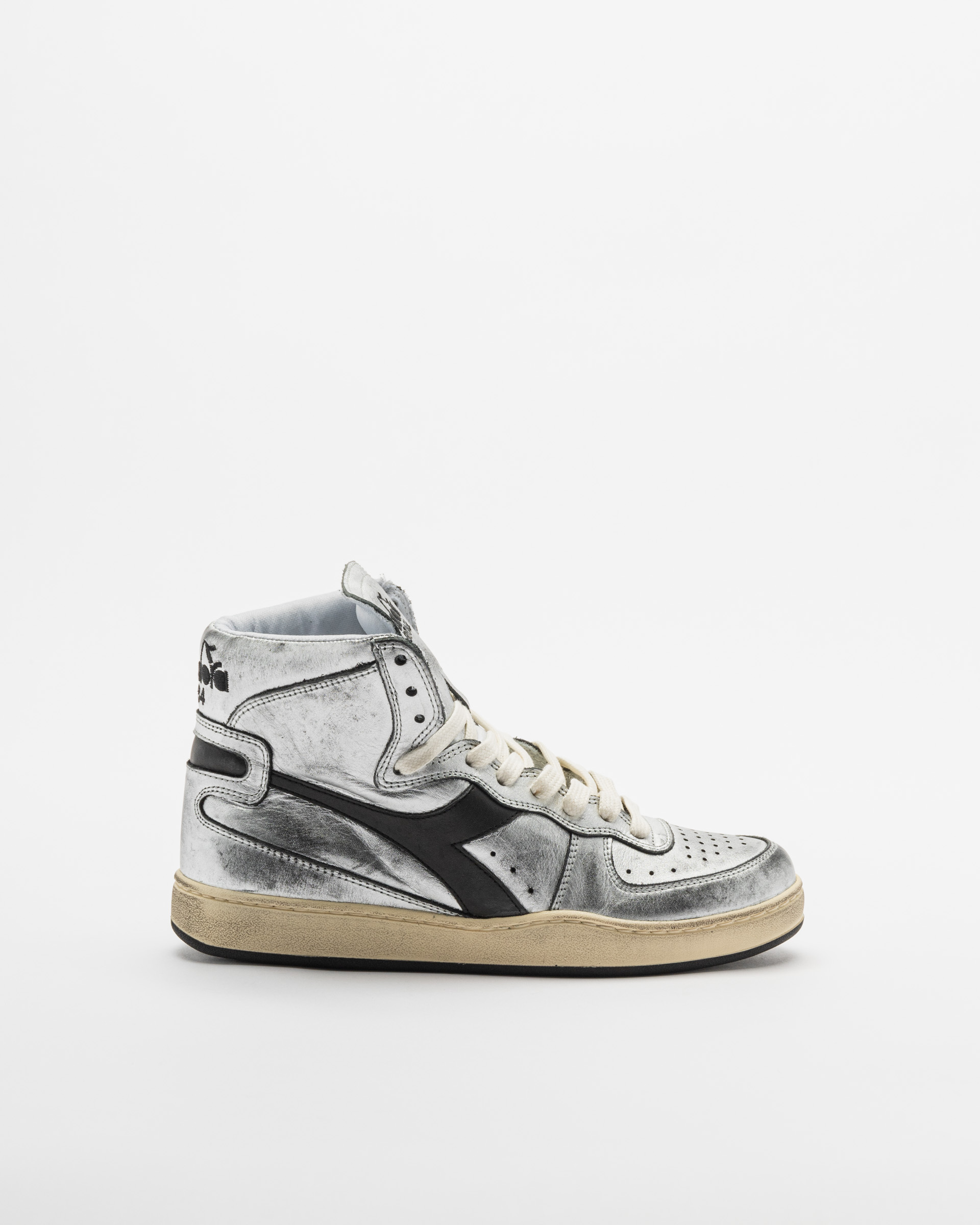 Sapatilhas cano alto Diadora Mi Basket Prateado