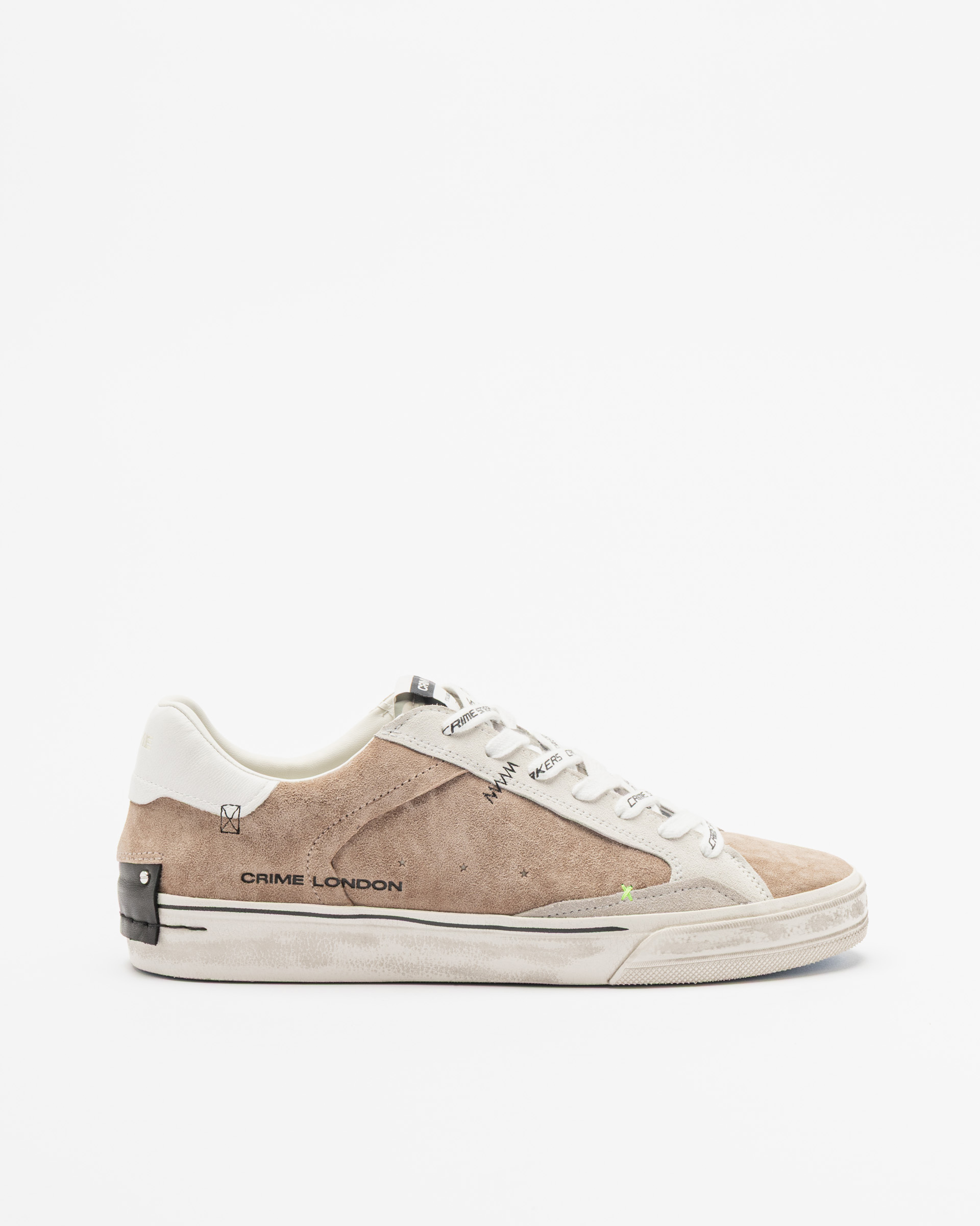 Sapatilhas Crime London Distressed Taupe