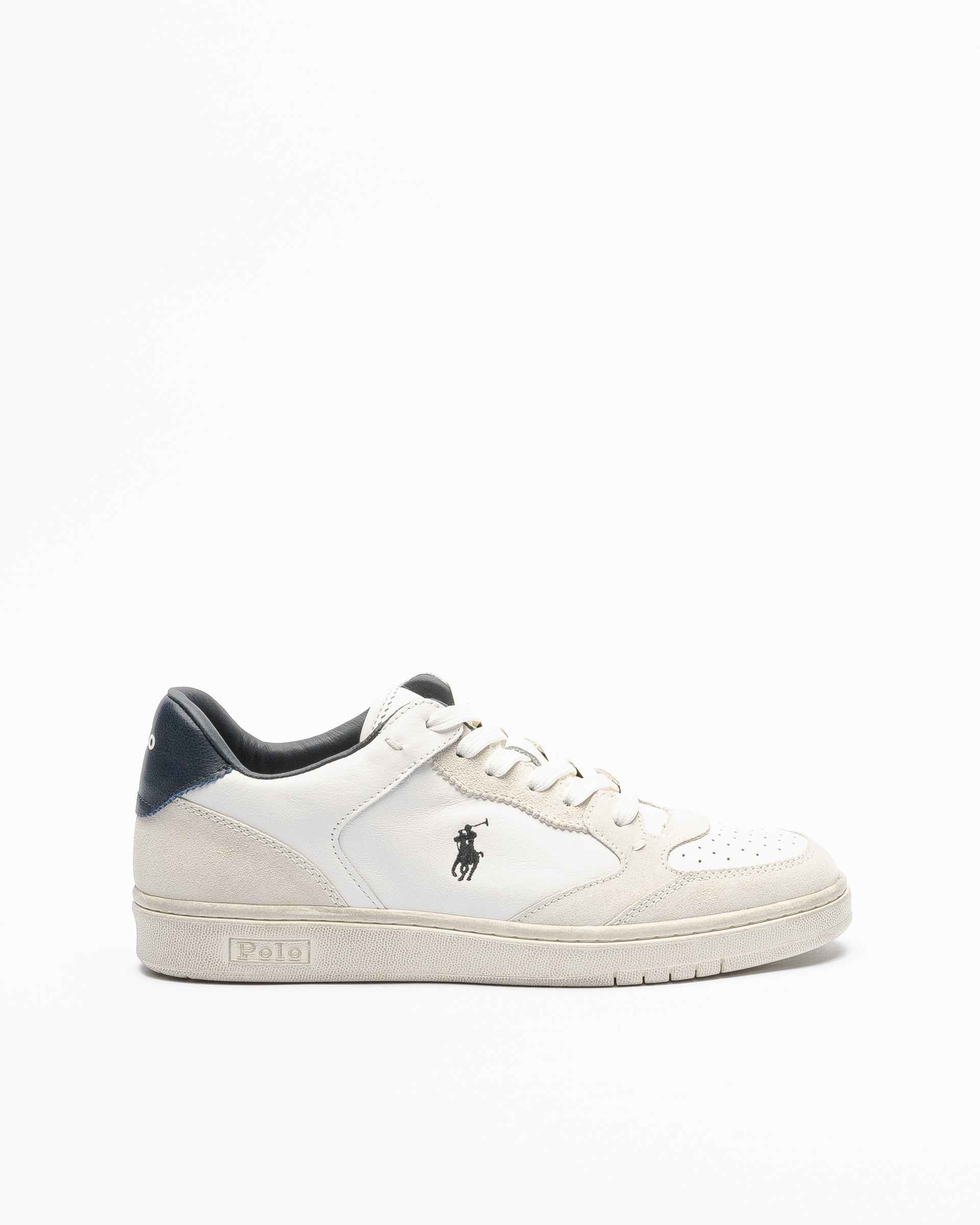 Sapatilhas brancas Polo Ralph Lauren Polo Court Lux Branco