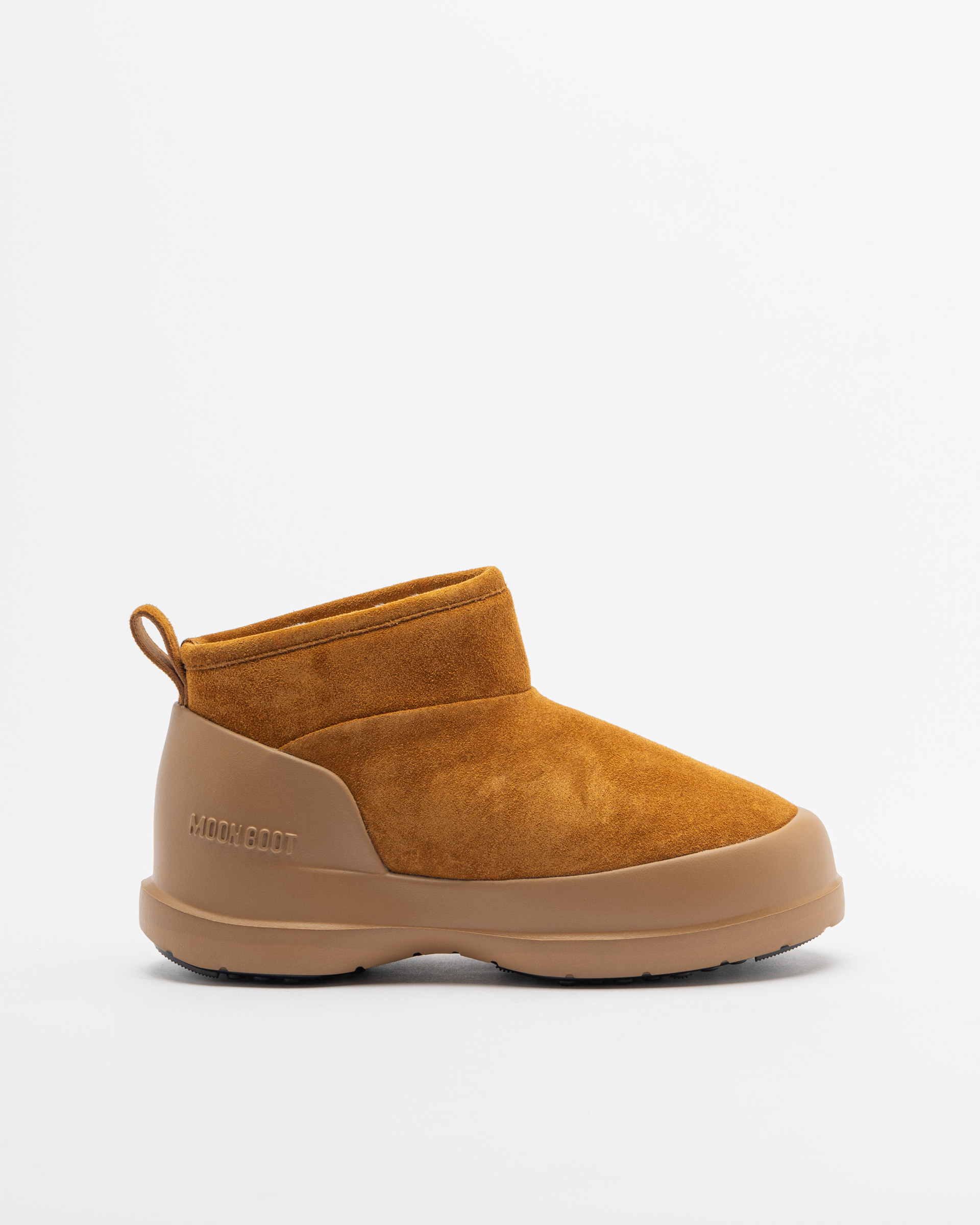 Botins Moon Boot Luna Low Boot Suede Camel