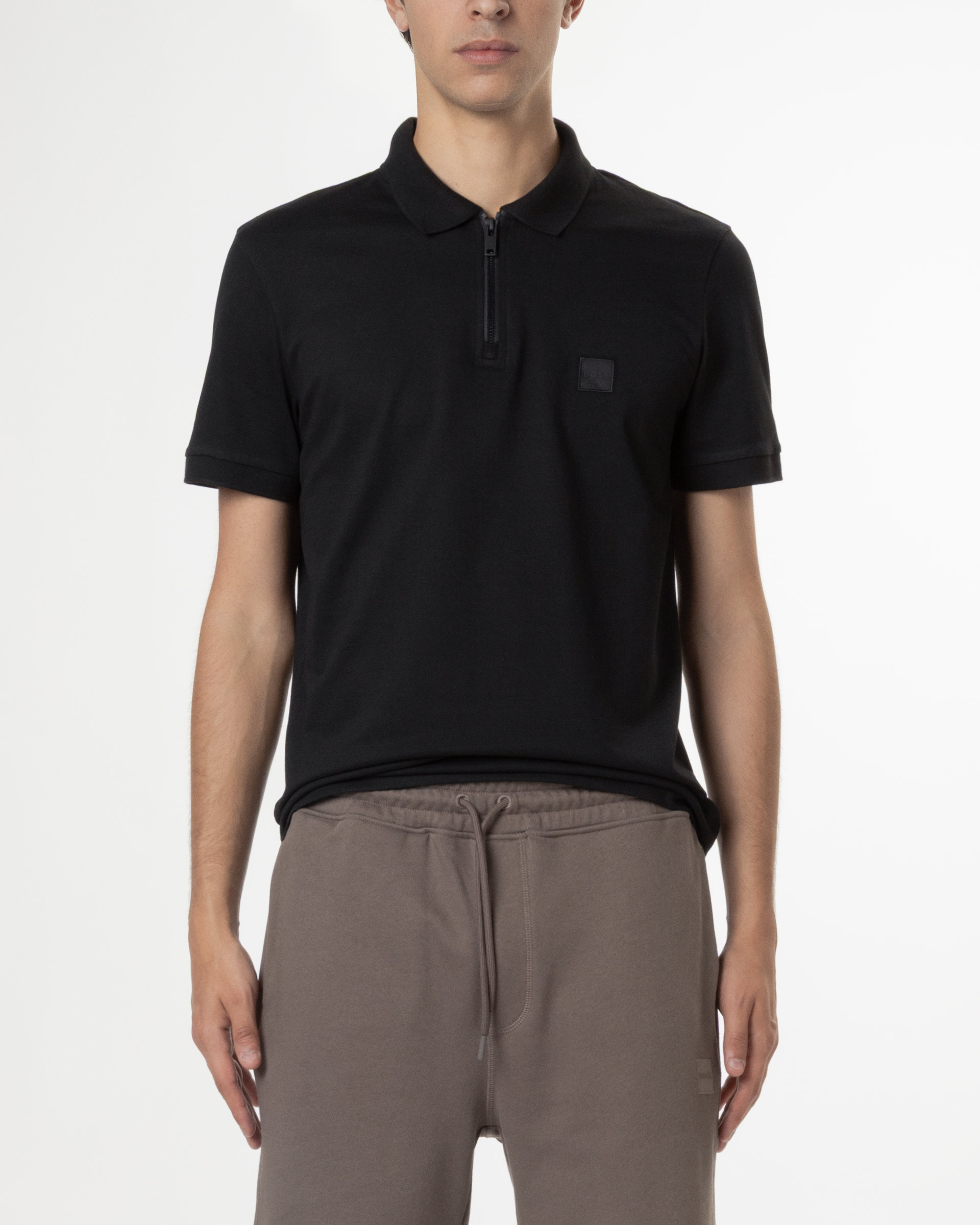Polo Boss Passerzip Preto