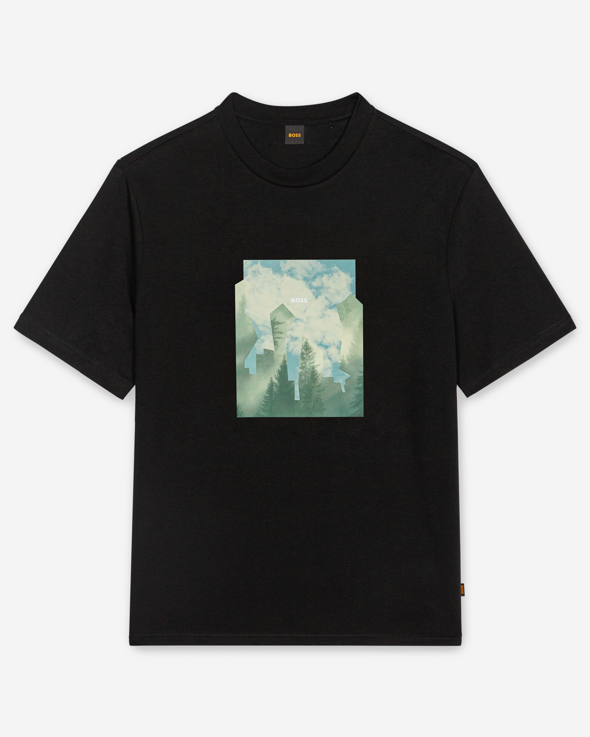 T-shirt Boss Cover Preto