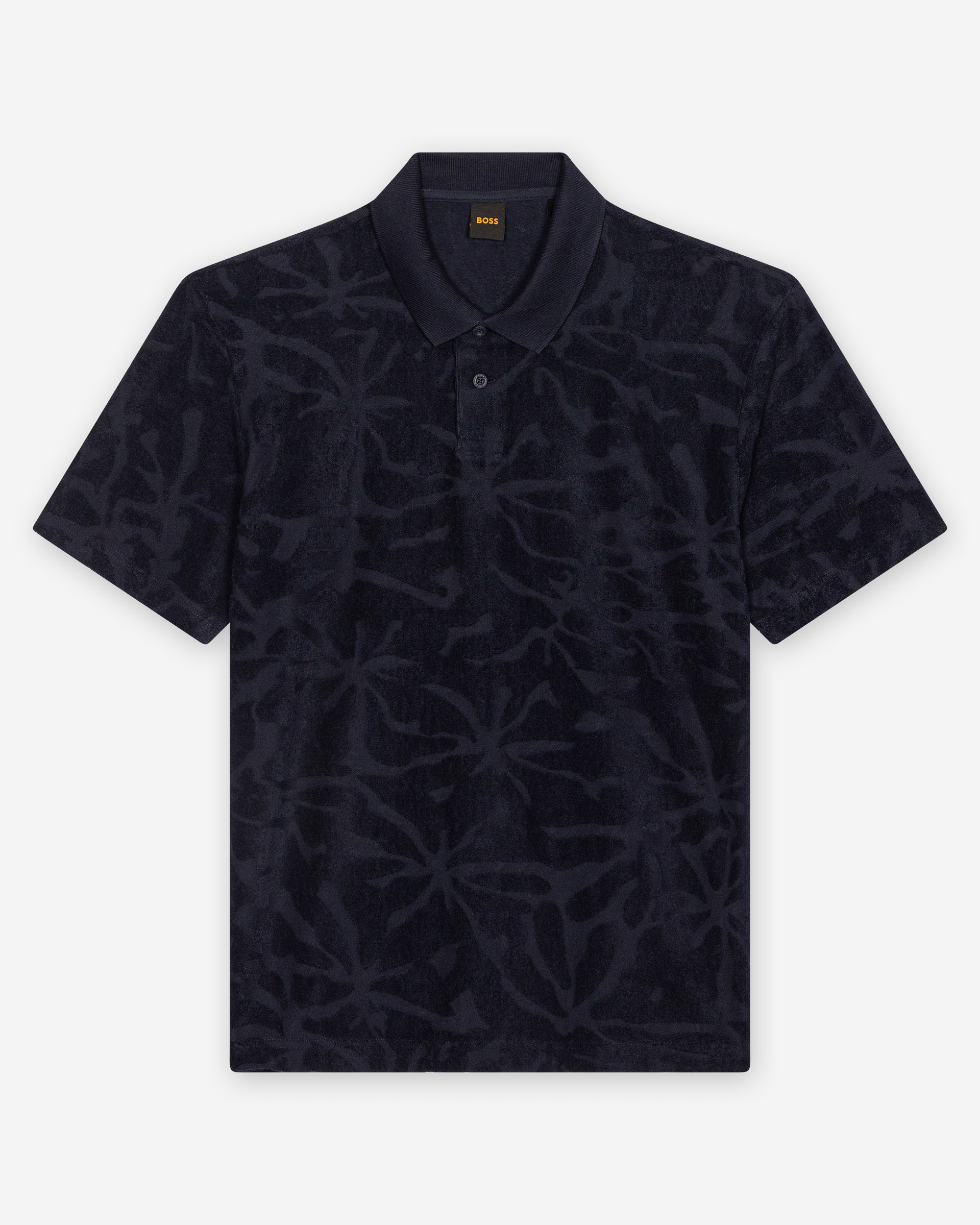 Polo Boss Flower Azul