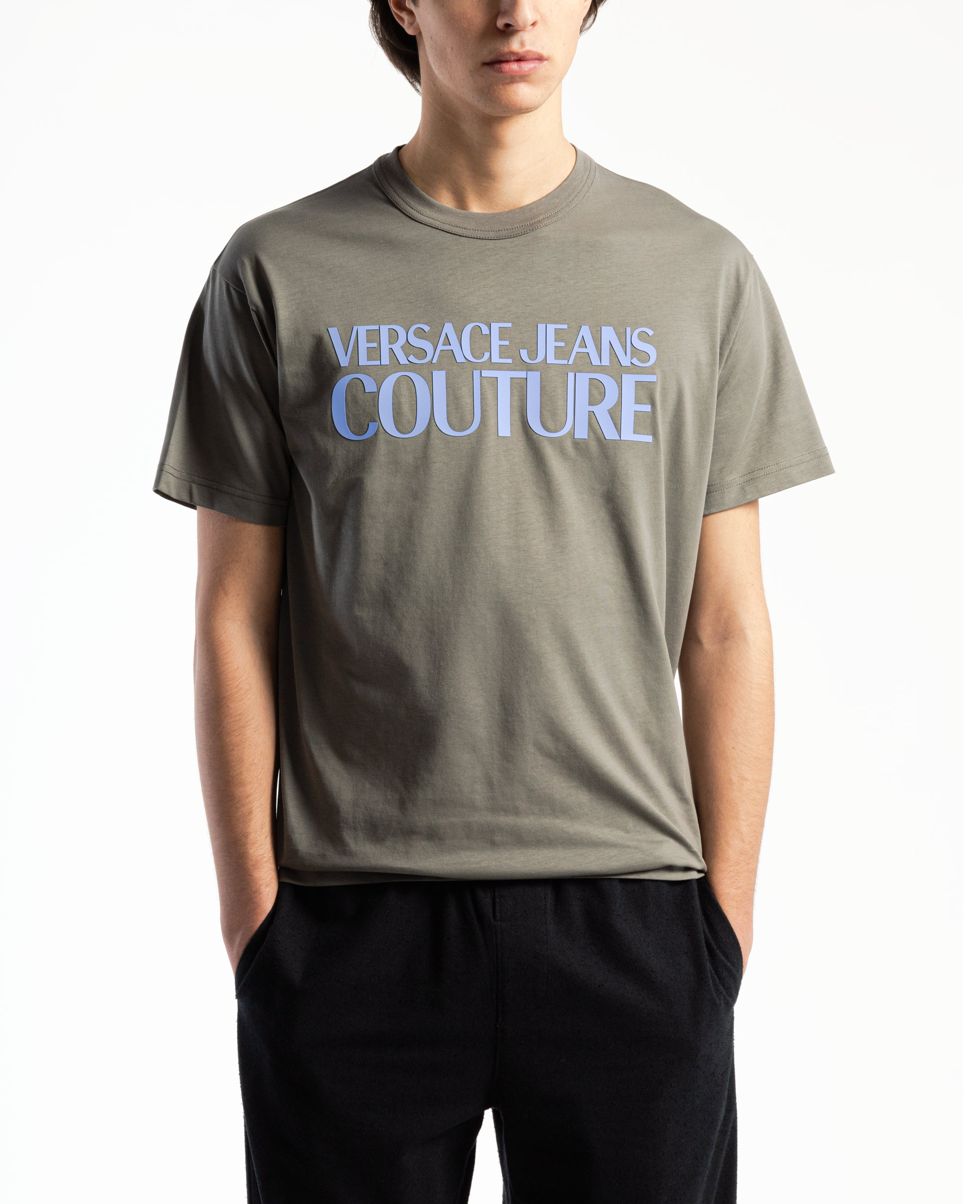 T-shirt Versace Jeans Couture 76GAHG01 Verde