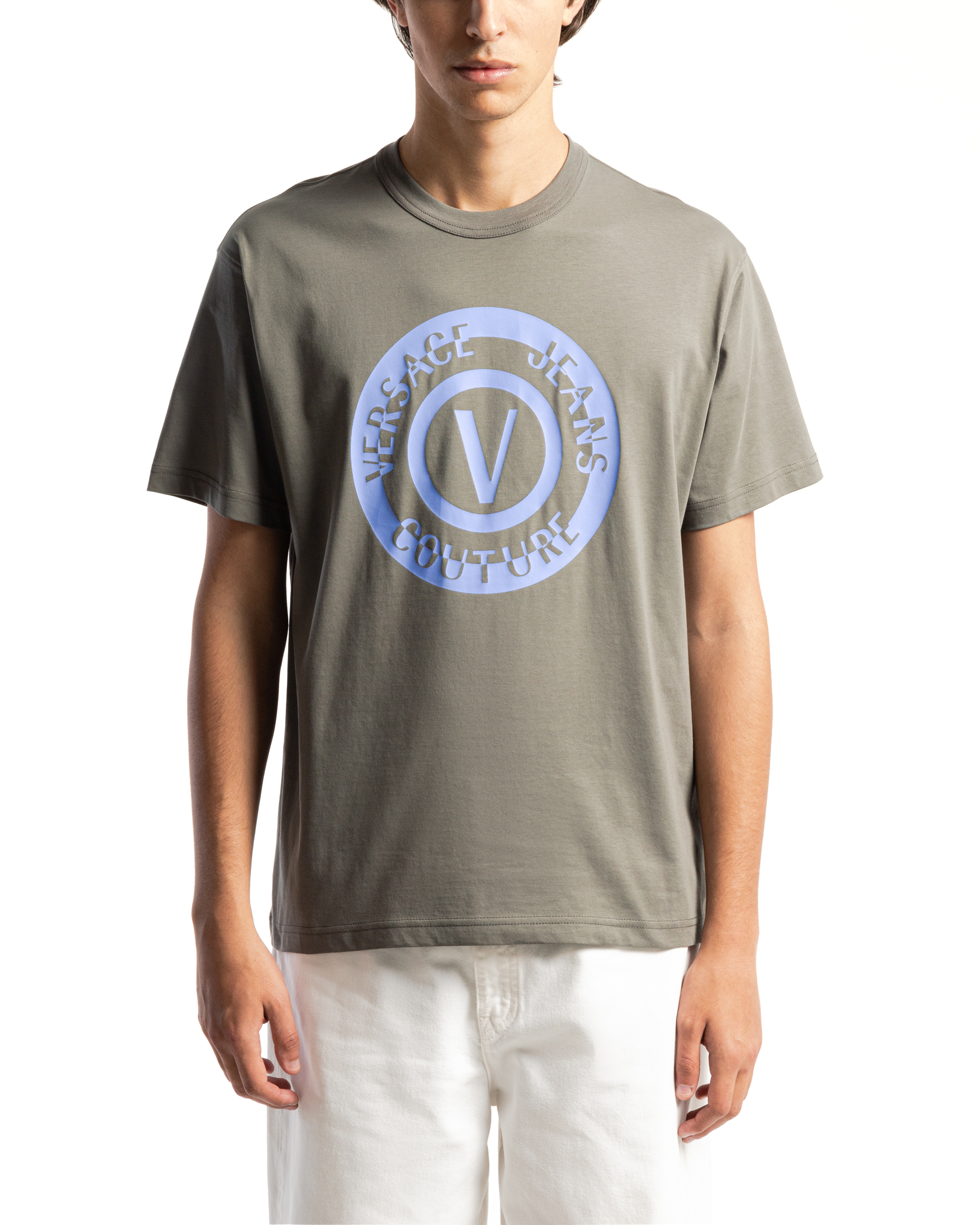 T-shirt Versace Jeans Couture 76GAHT06 Verde