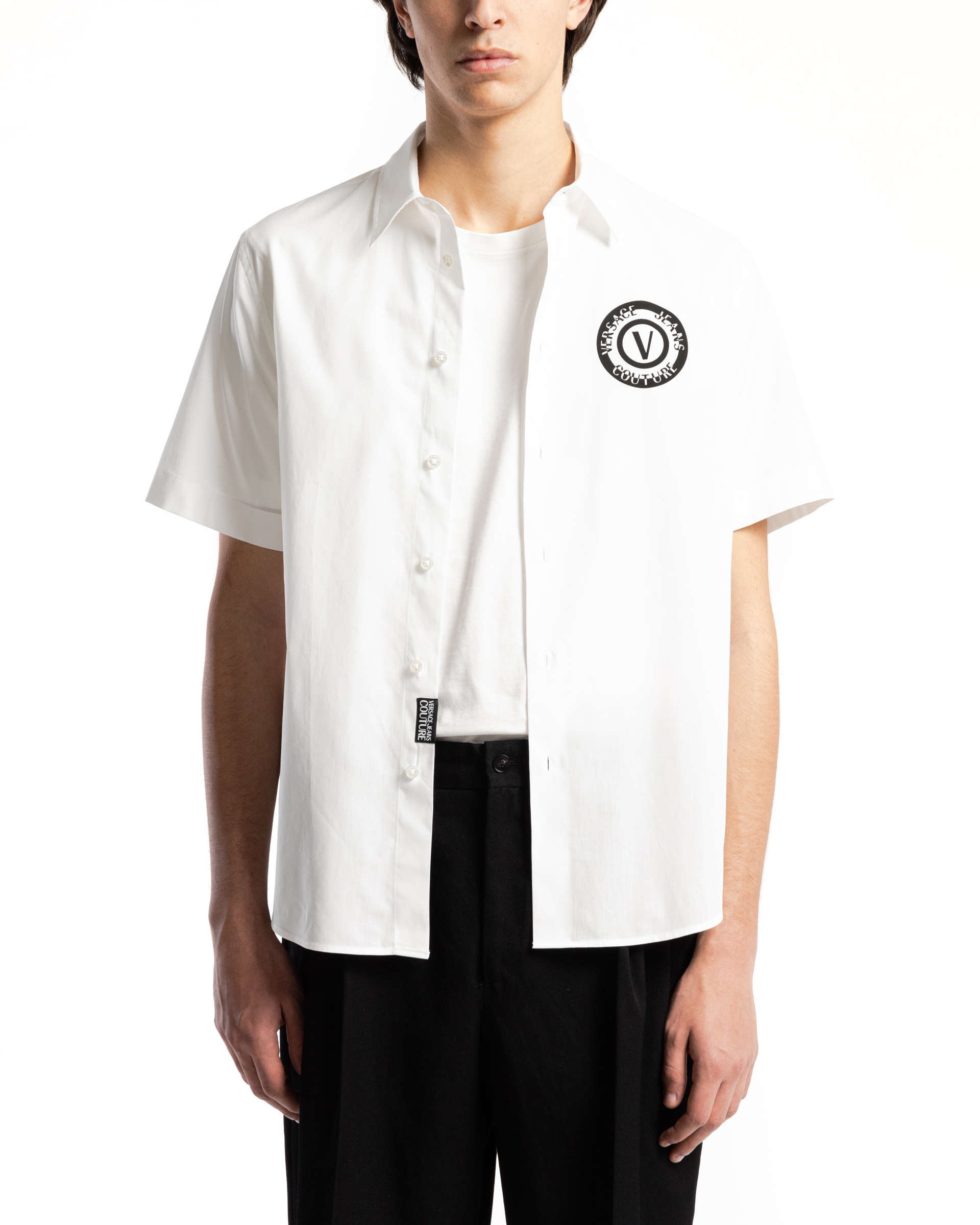 Camisa manga curta Versace Jeans Couture 76GALY11 Branco
