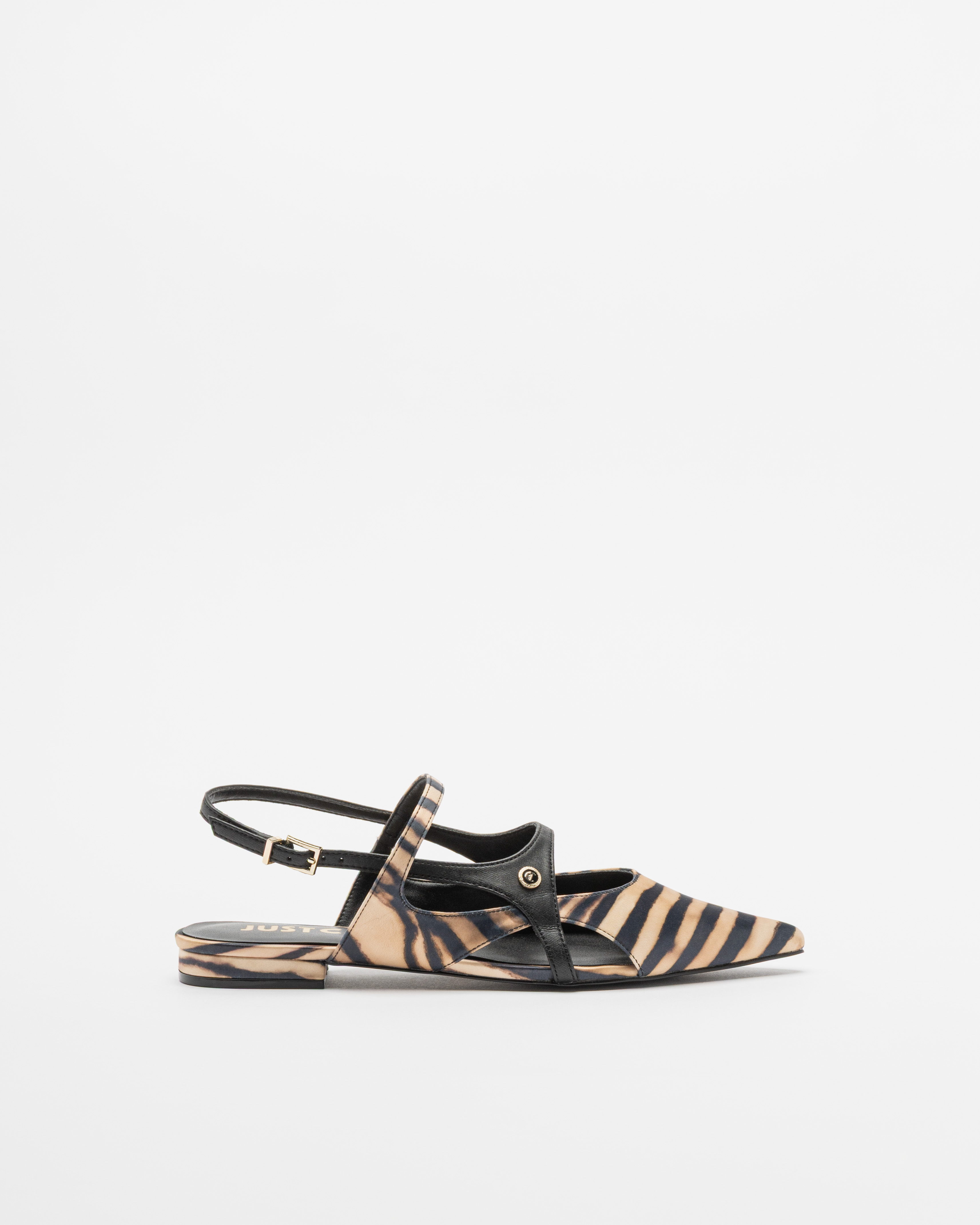 Sapato aberto atrás Just Cavalli 78RA3S70 Bege