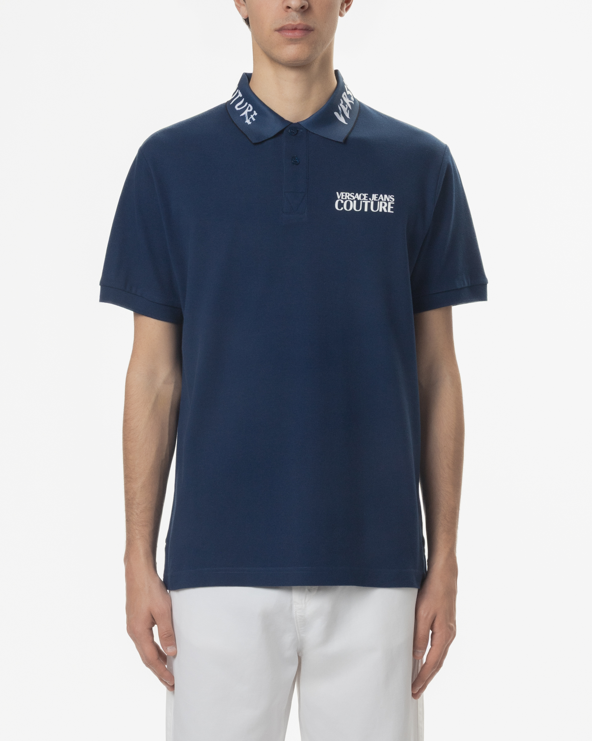 Polo Versace Jeans Couture 78GAGT05 Azul