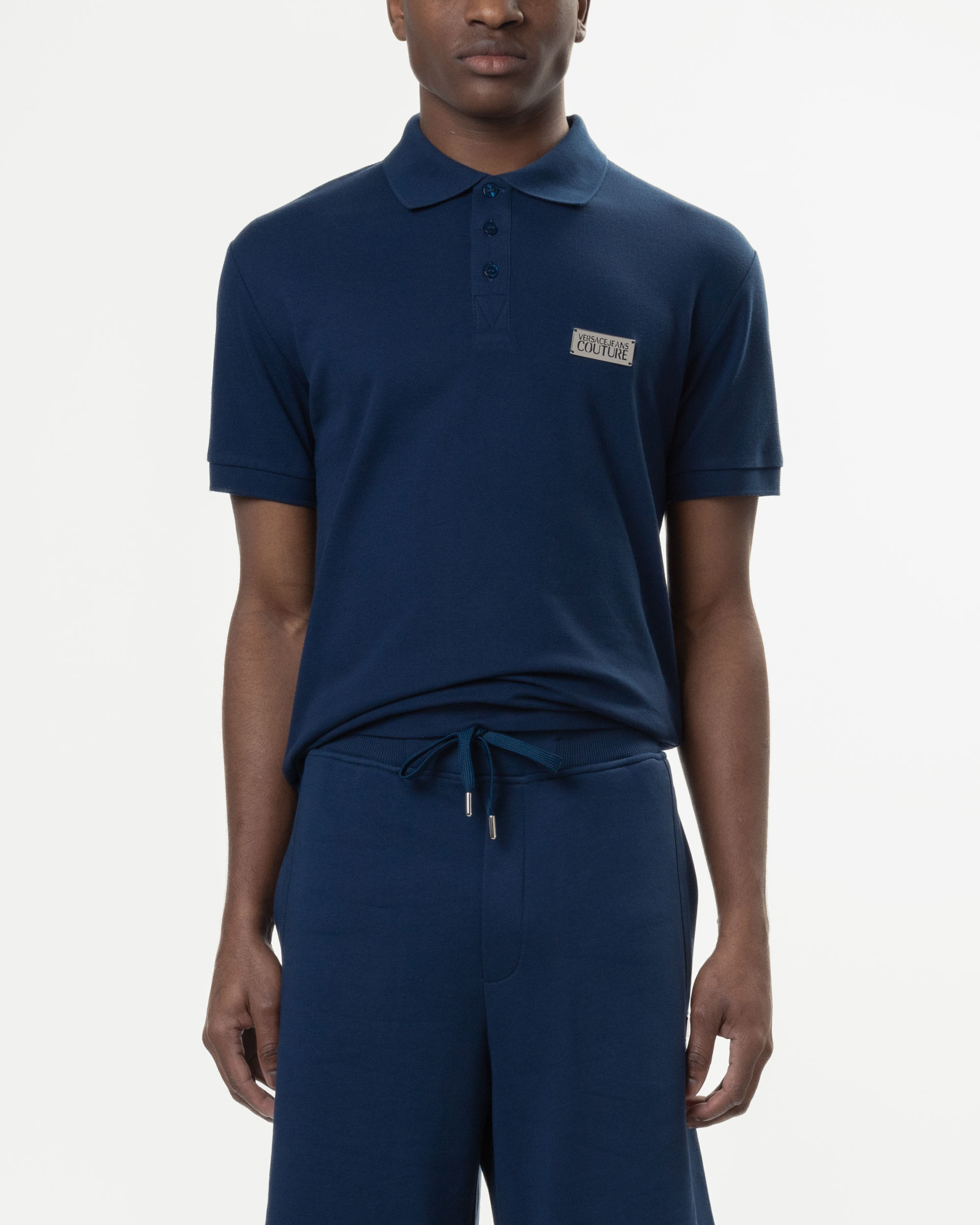 Polo Versace Jeans Couture 78GAGT08 Azul