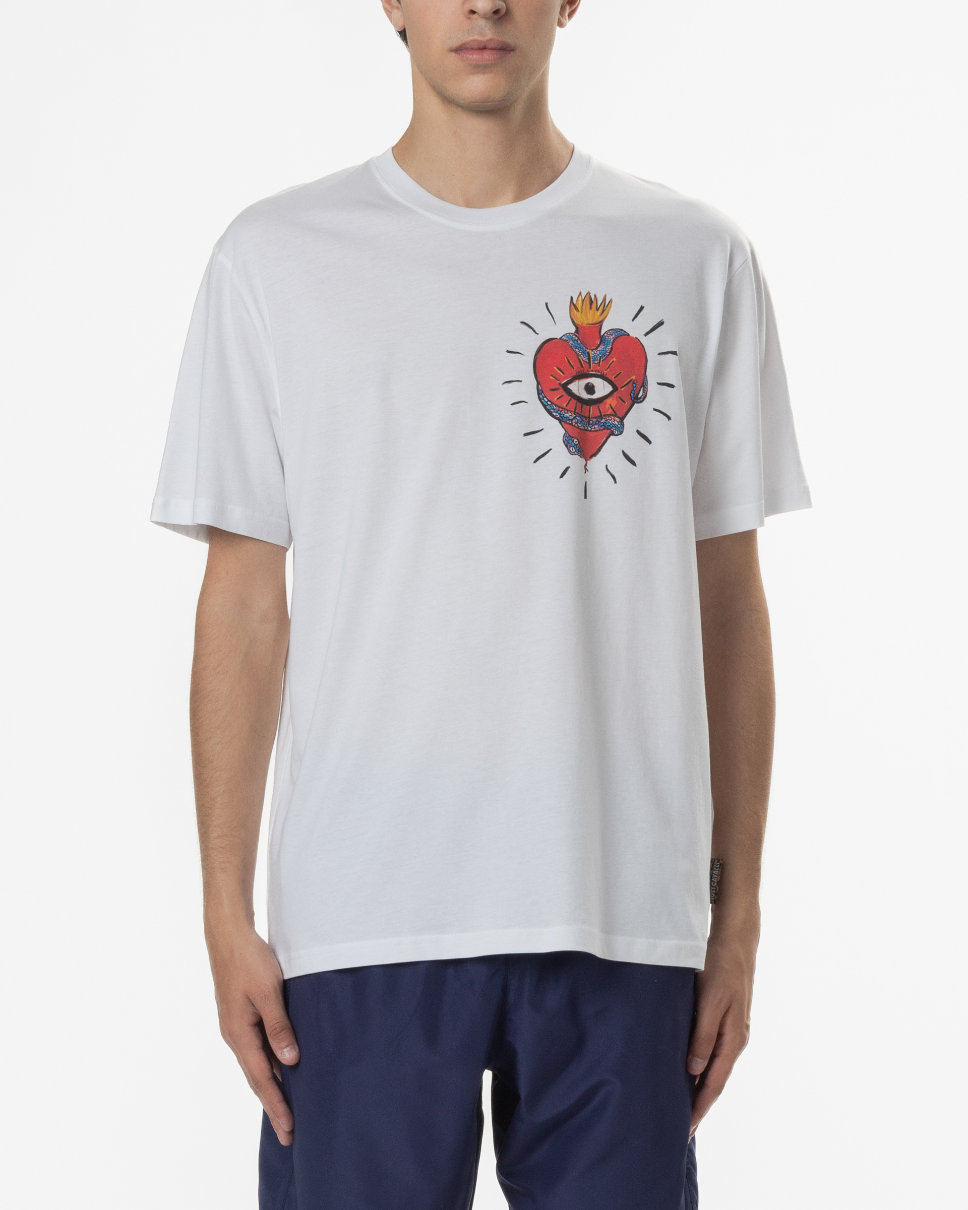 T-shirt Just Cavalli 78OAHE07 Branco