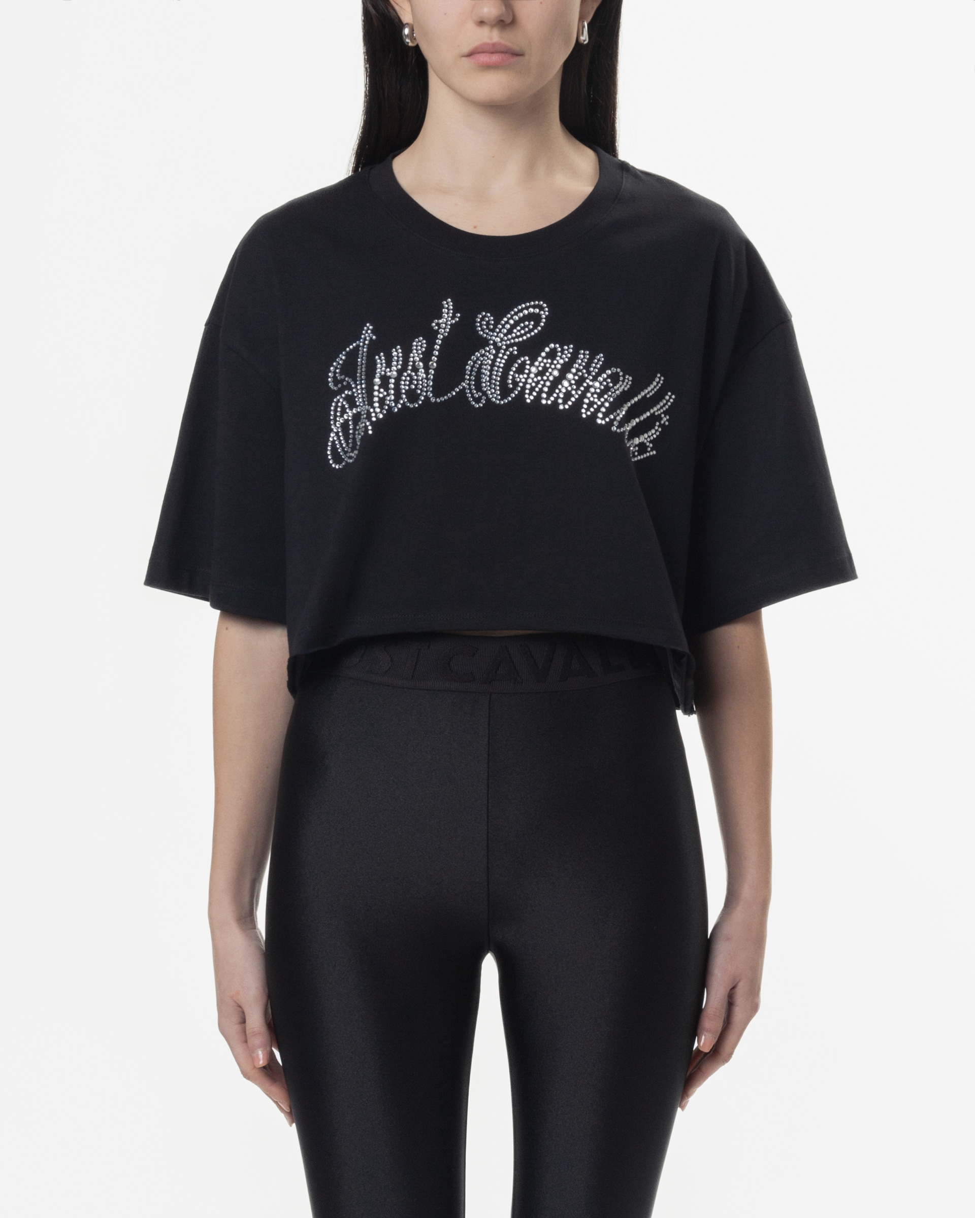 T-shirt Just Cavalli 78PAHE08 Preto