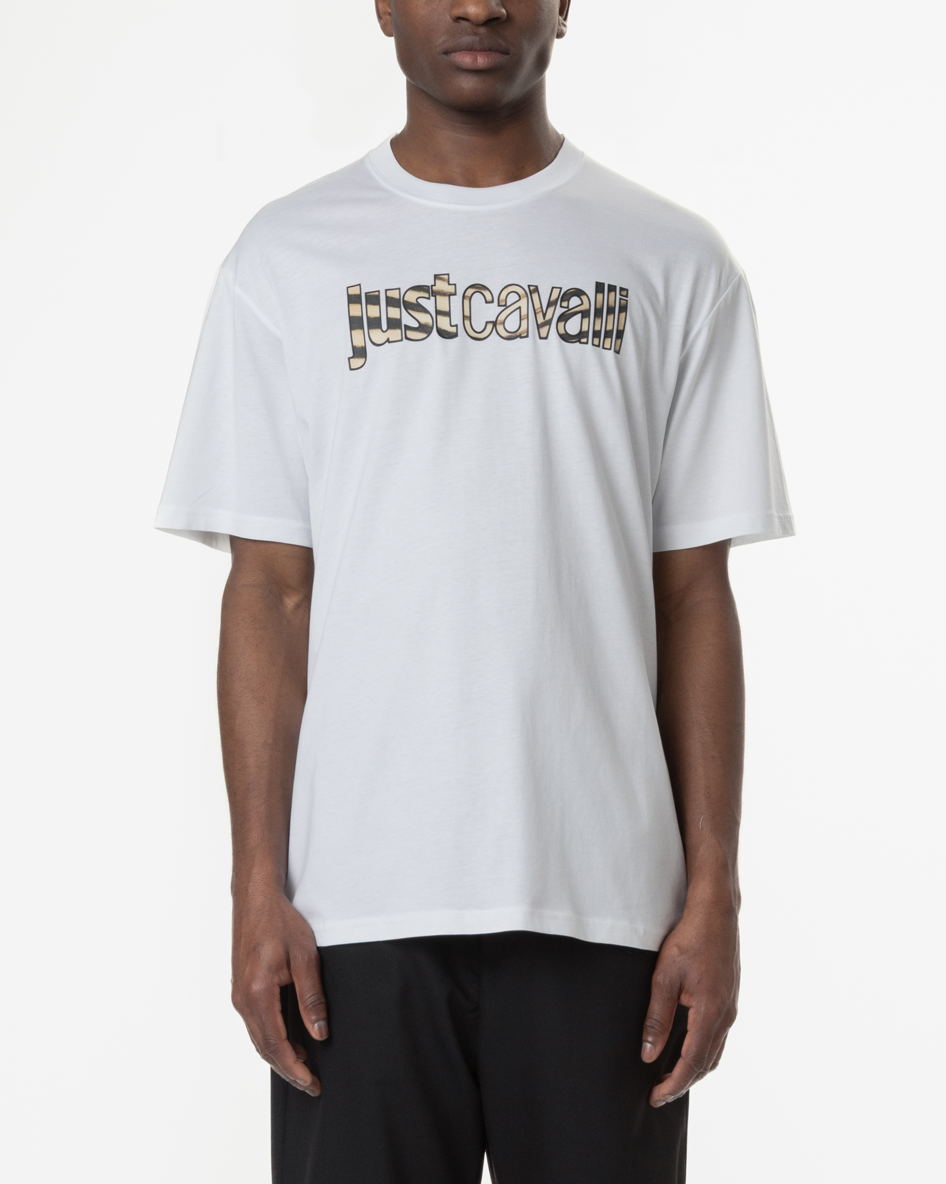 T-shirt Just Cavalli 78OAHE21 Branco
