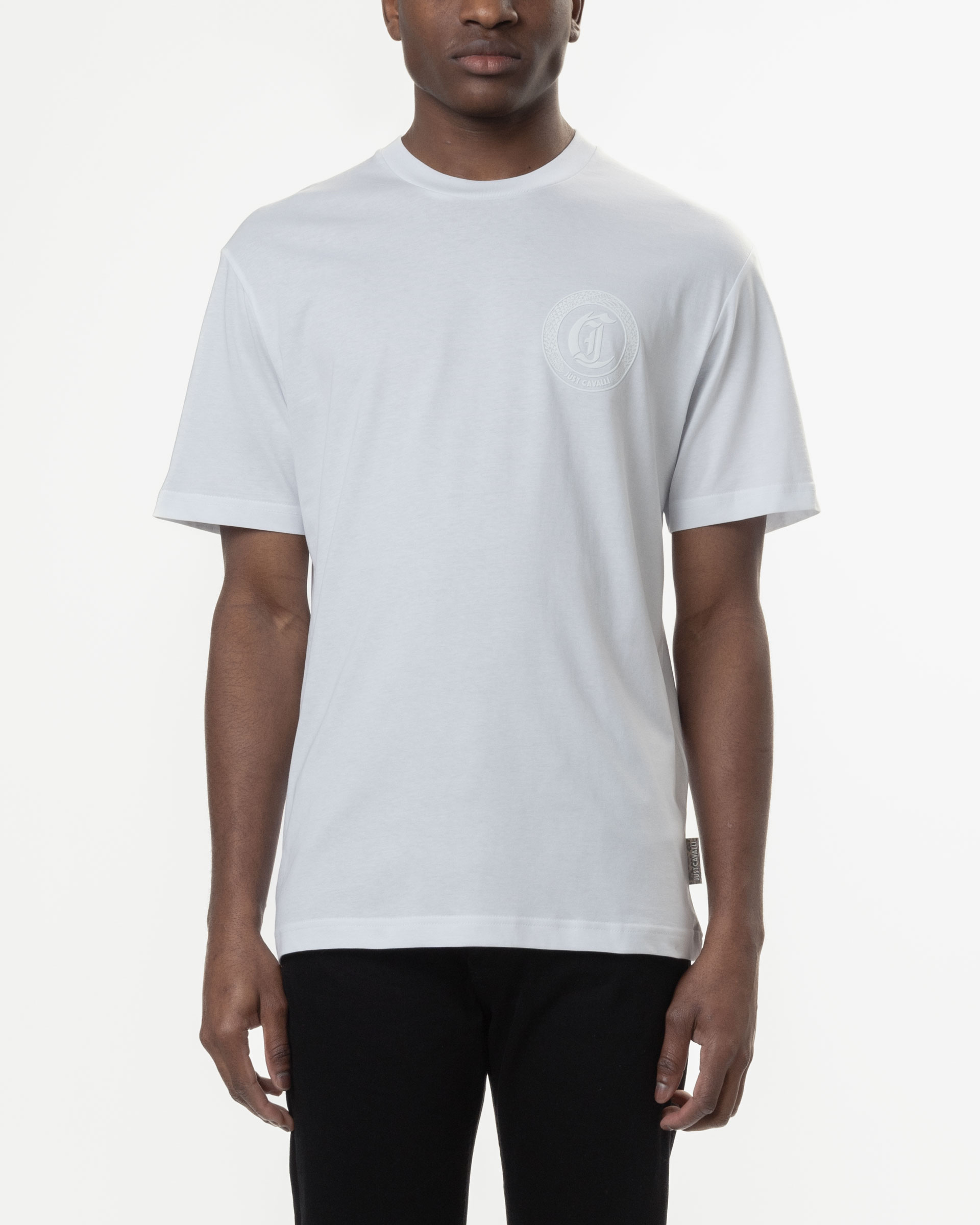 T-shirt Just Cavalli 78OAHT01 Branco