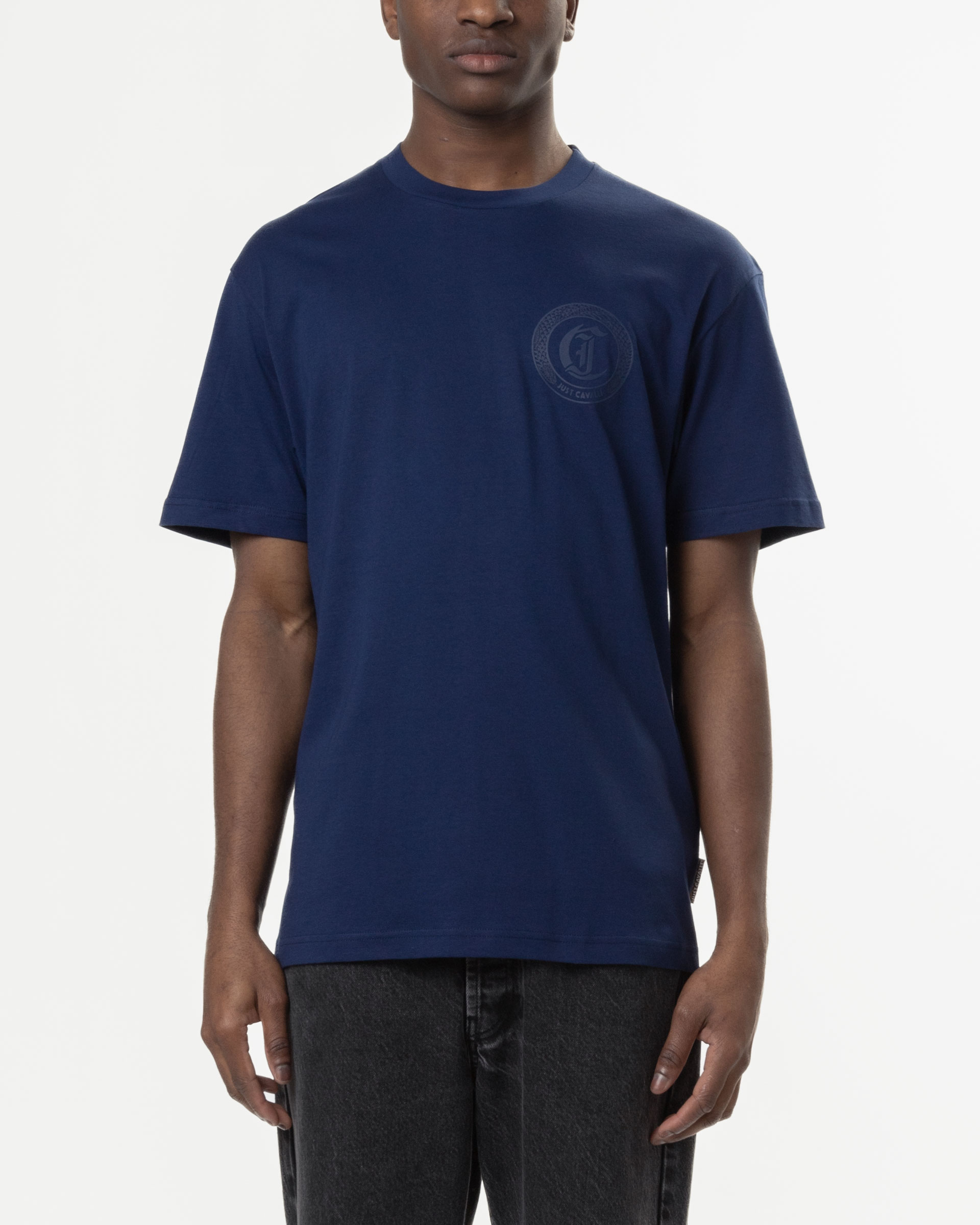 T-shirt Just Cavalli 78OAHT01 Azul