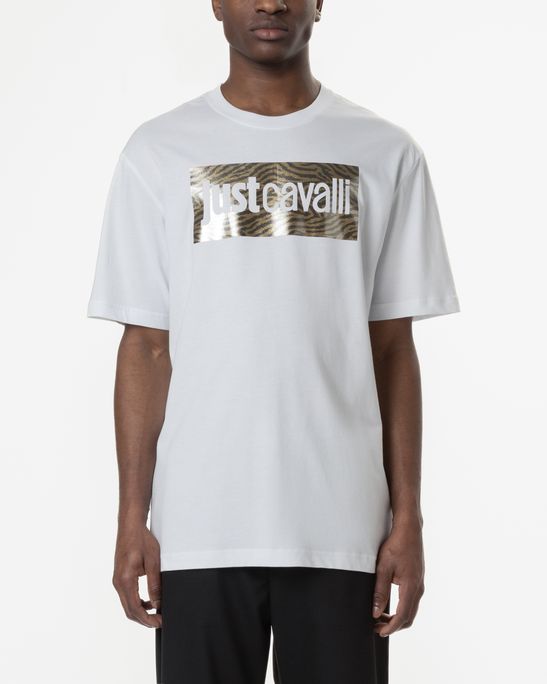 T-shirt Just Cavalli 78OAHT15 Branco