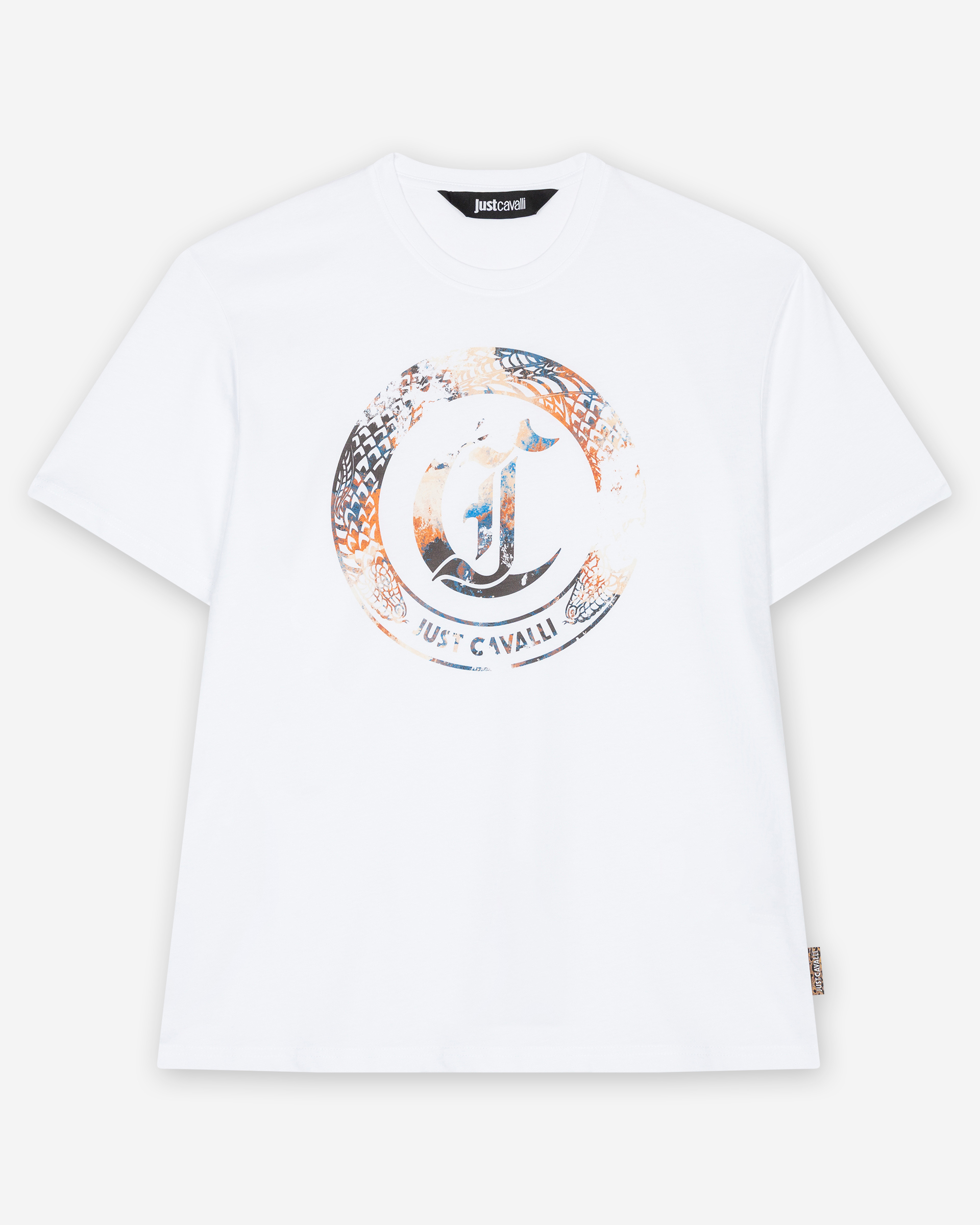 T-shirt Just Cavalli 79OAHE01 Branco