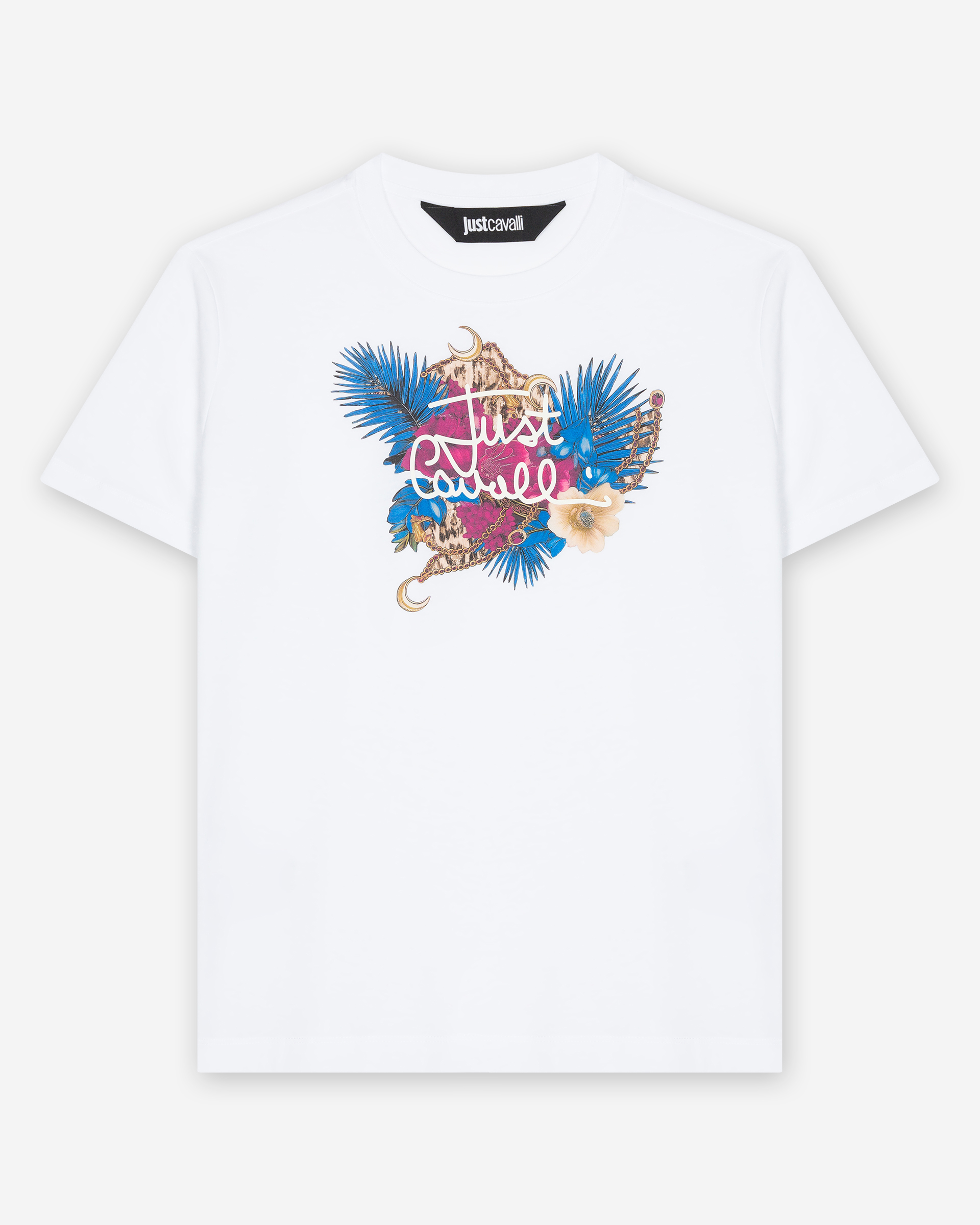 T-shirt Just Cavalli 79PAHE24 Branco