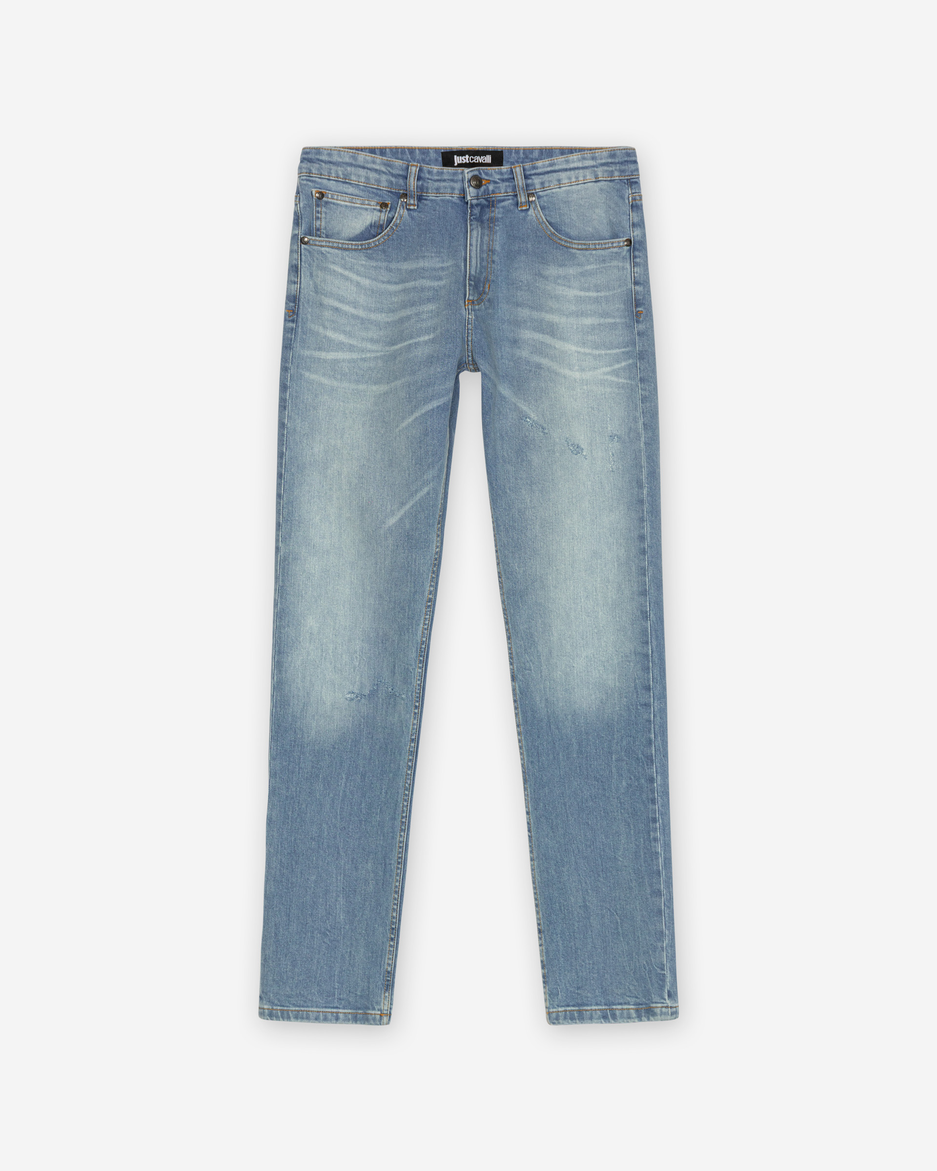 Calças de ganga Just Cavalli Indigo Bleach LW Azul