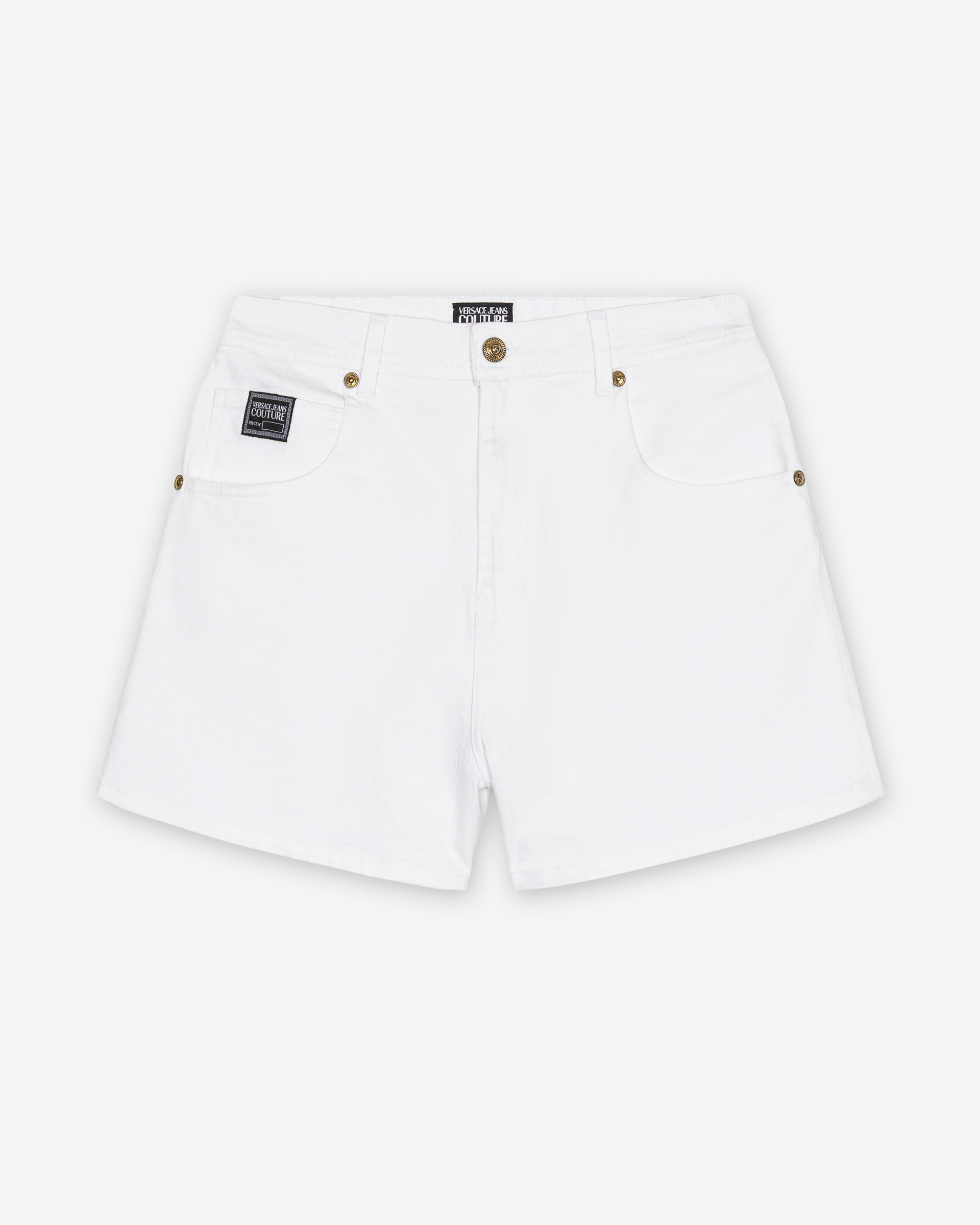 Calções Versace Jeans Couture Stretch White Branco