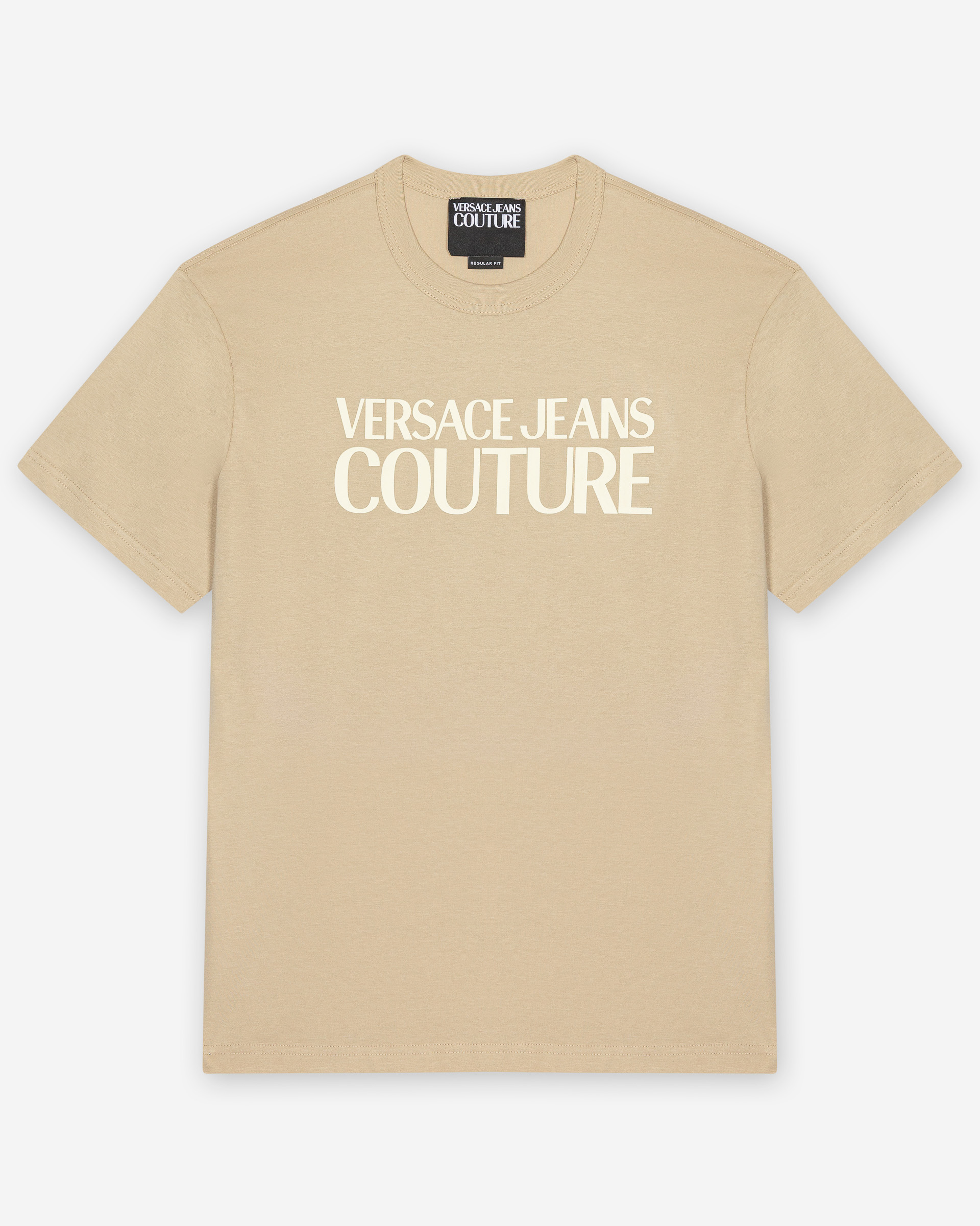 T-shirt Versace Jeans Couture Logo Ist. Rubber Bege