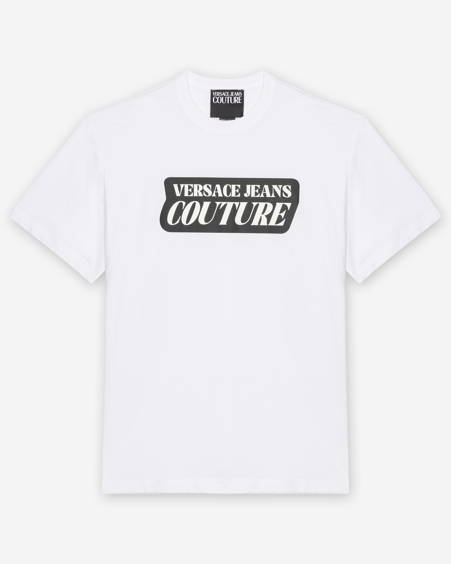 T-shirt Versace Jeans Couture R Square Print Branco