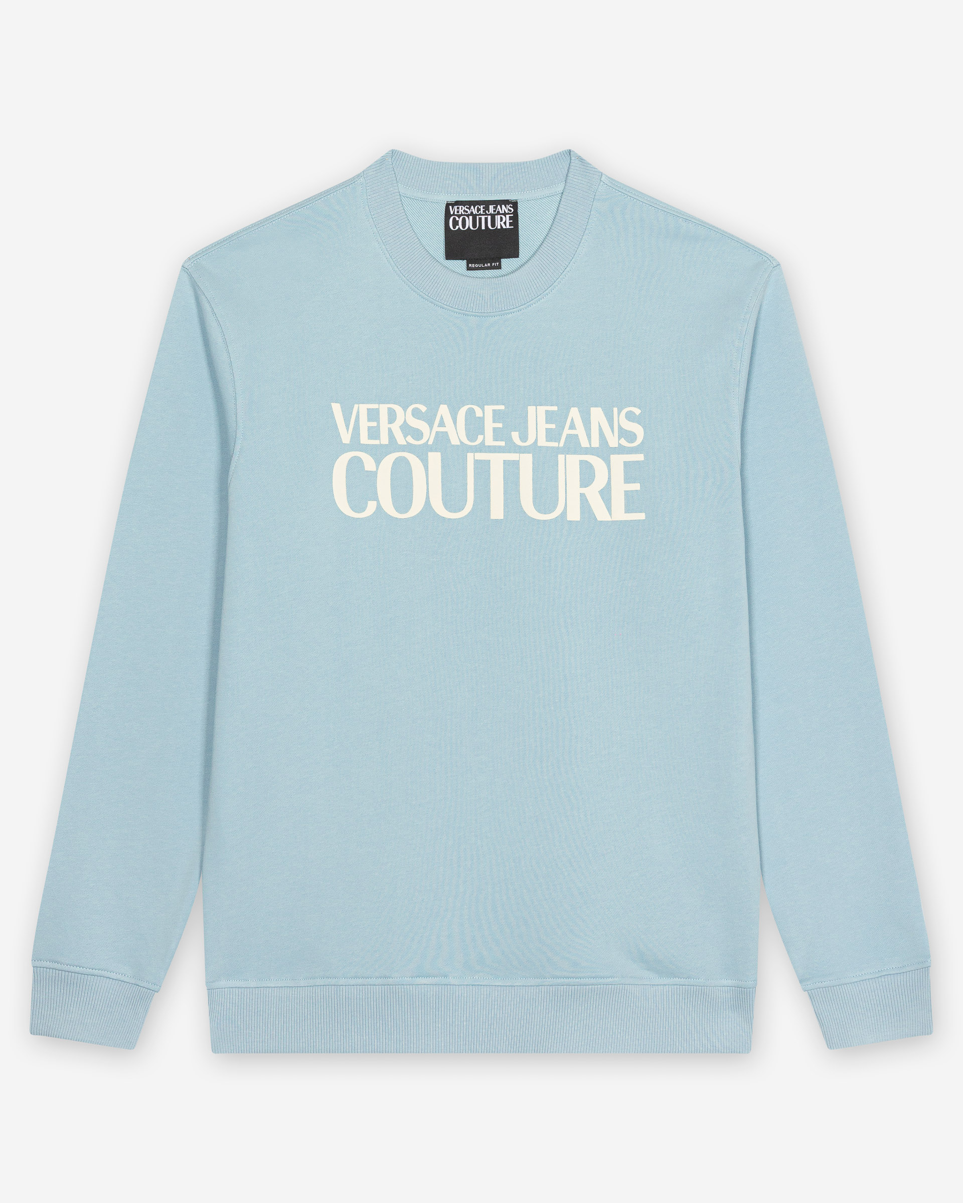 Sweater Versace Jeans Couture Logo Rubber Azul
