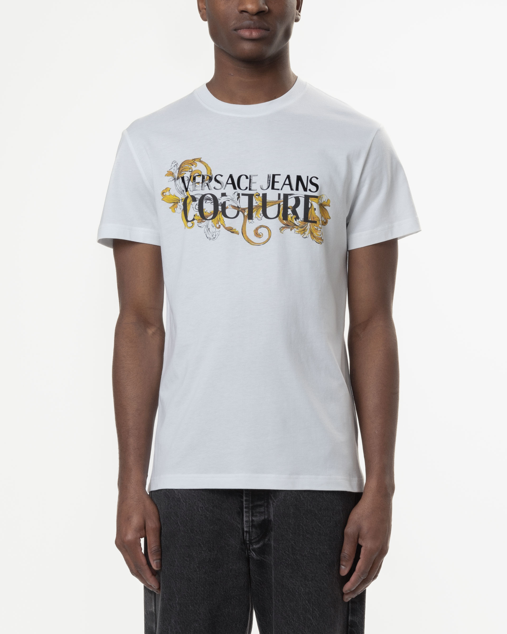 T-shirt Versace Jeans Couture 78GAHC05 Branco