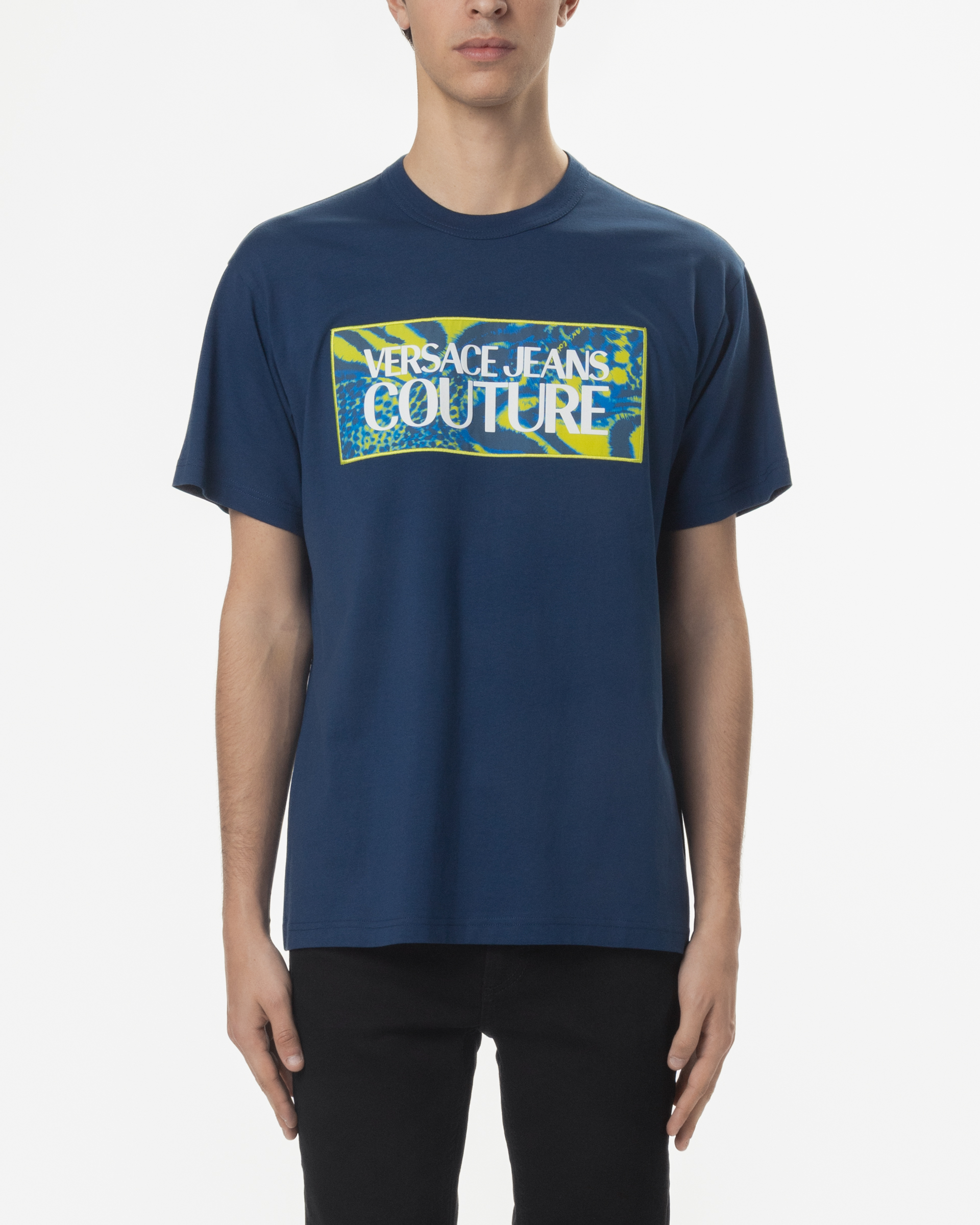 T-shirt Versace Jeans Couture 78GAHE04 Azul