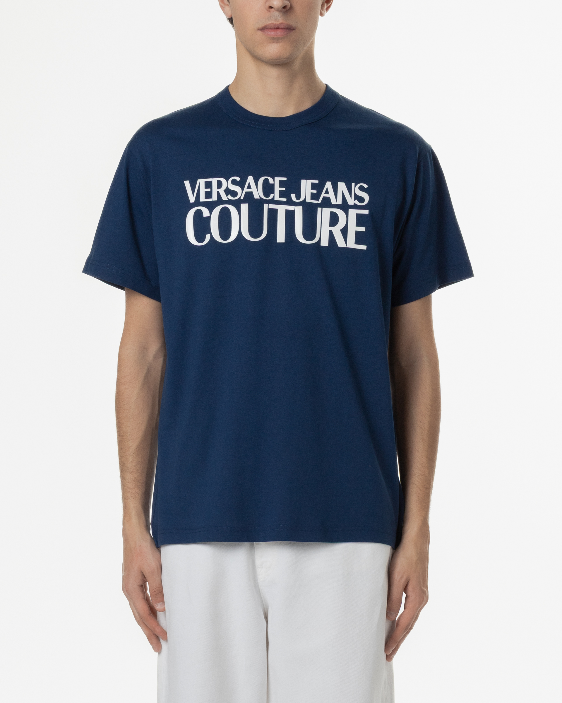 T-shirt Versace Jeans Couture 78GAHE05 Azul