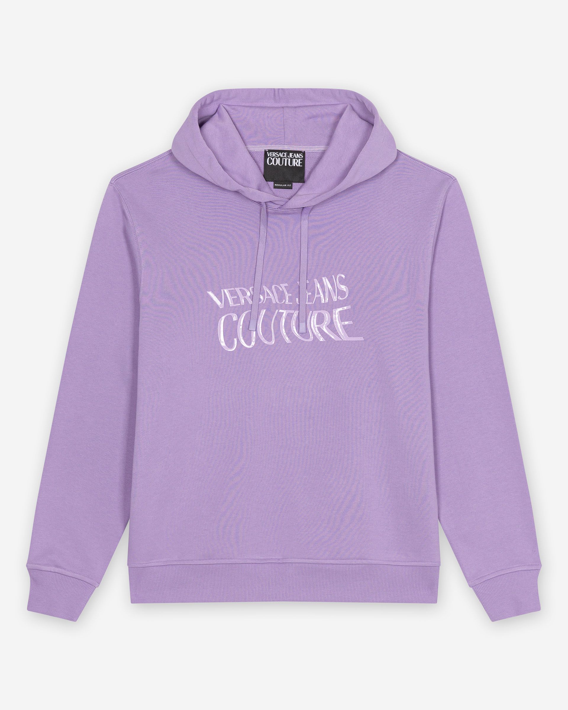 Hoodie Versace Jeans Couture Logo Liquify Roxo