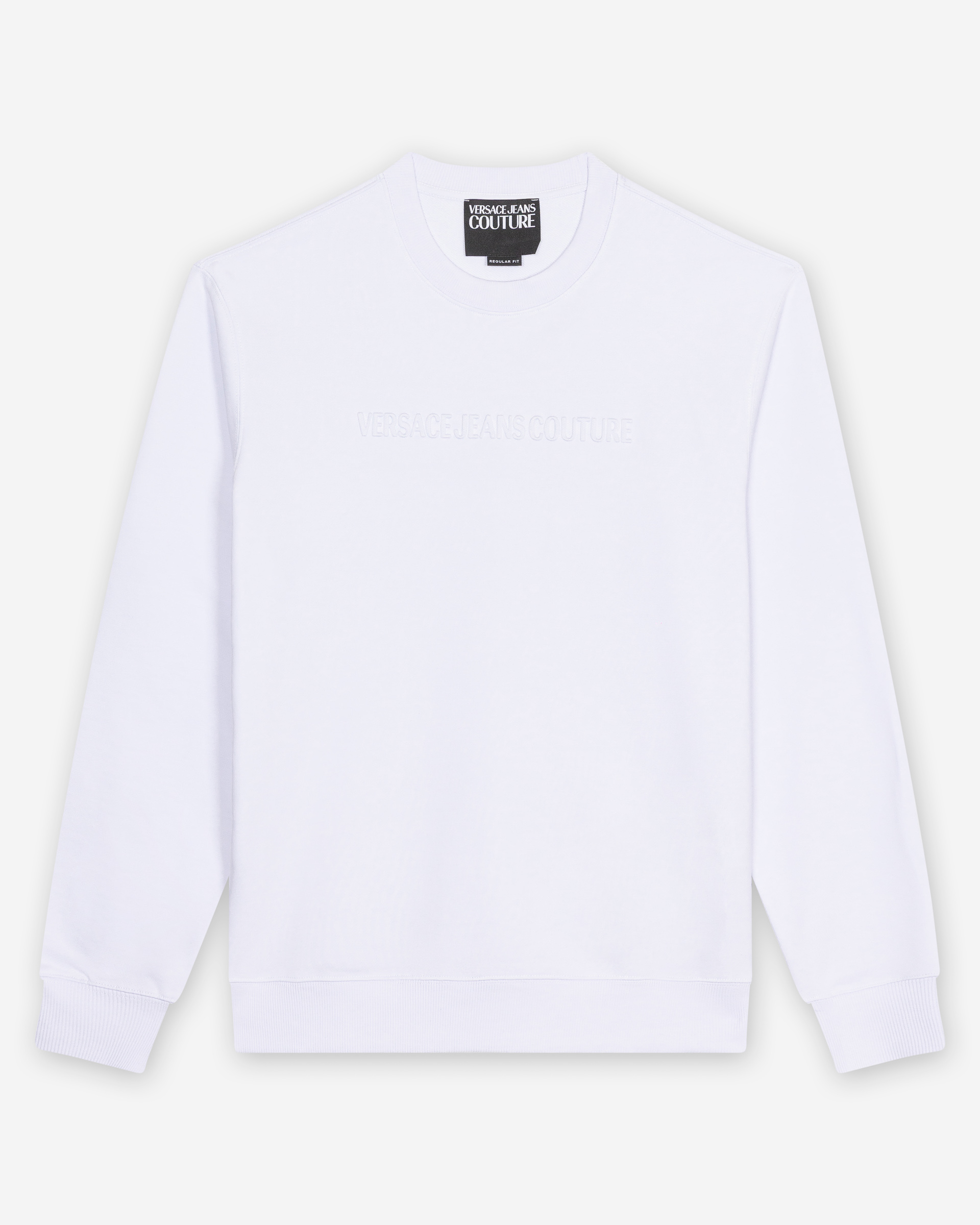 Sweater Versace Jeans Couture Embossed Branco