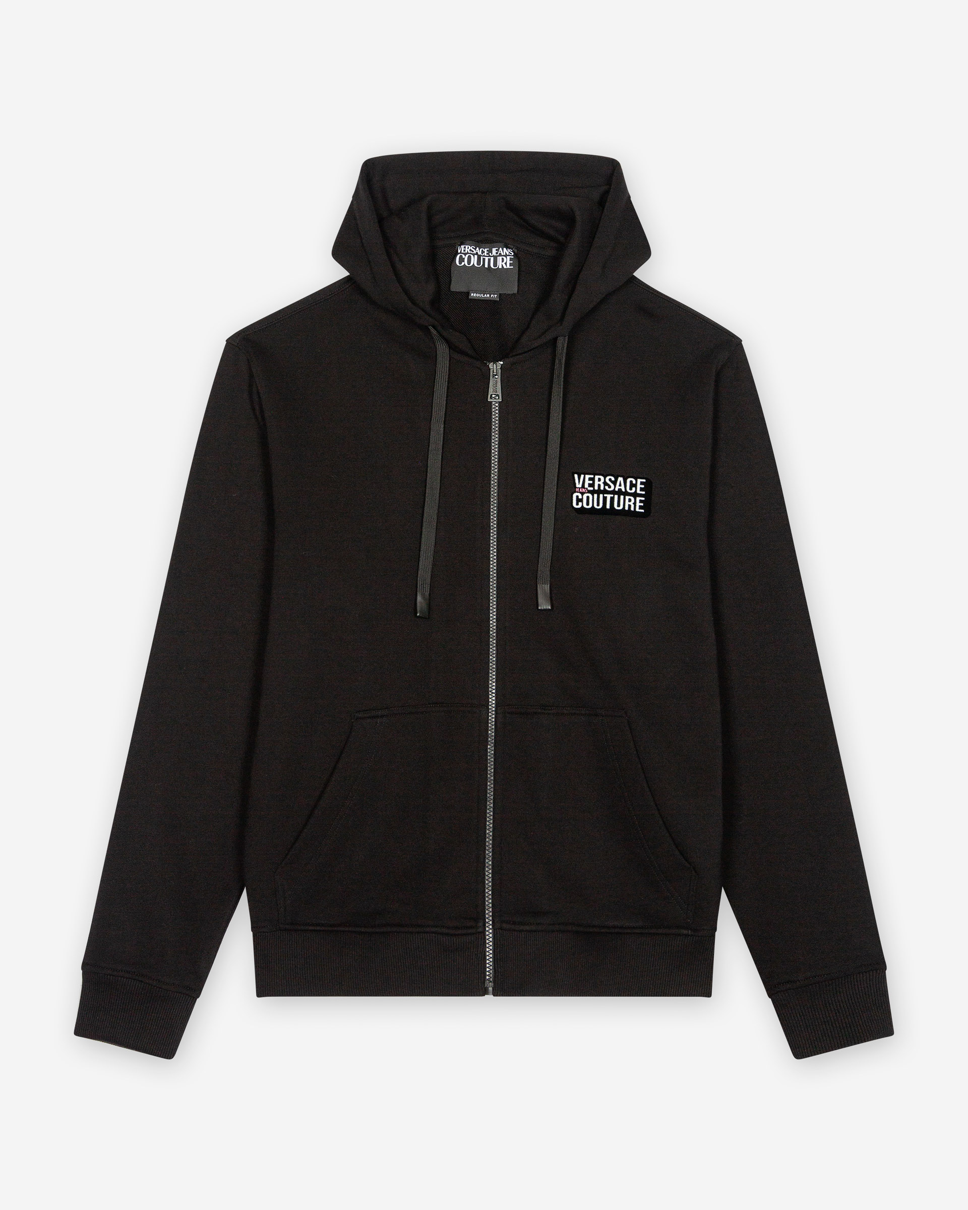 Casaco com capuz Versace Jeans Couture Hoodie Pocket VJC Preto
