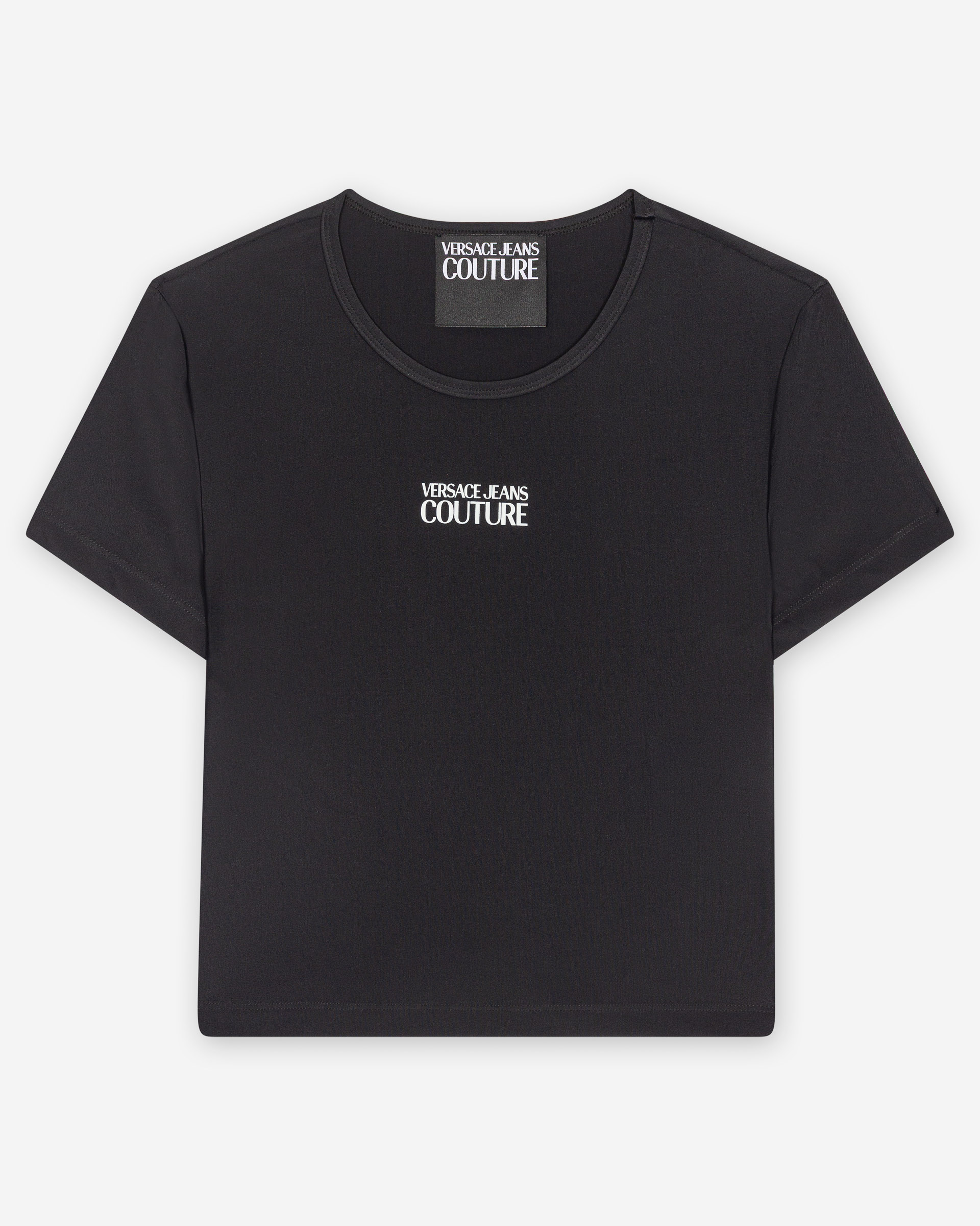 T-shirt Versace Jeans Couture Lycra Recycled Preto