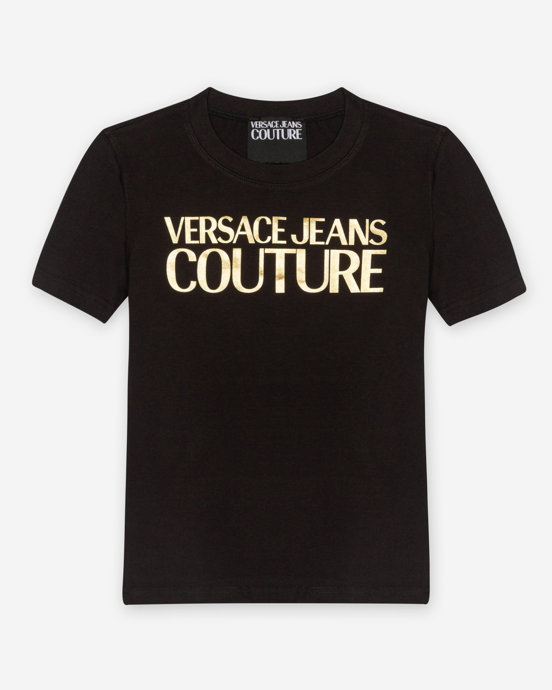 T-shirt Versace Jeans Couture Logo Ist. Foll Preto