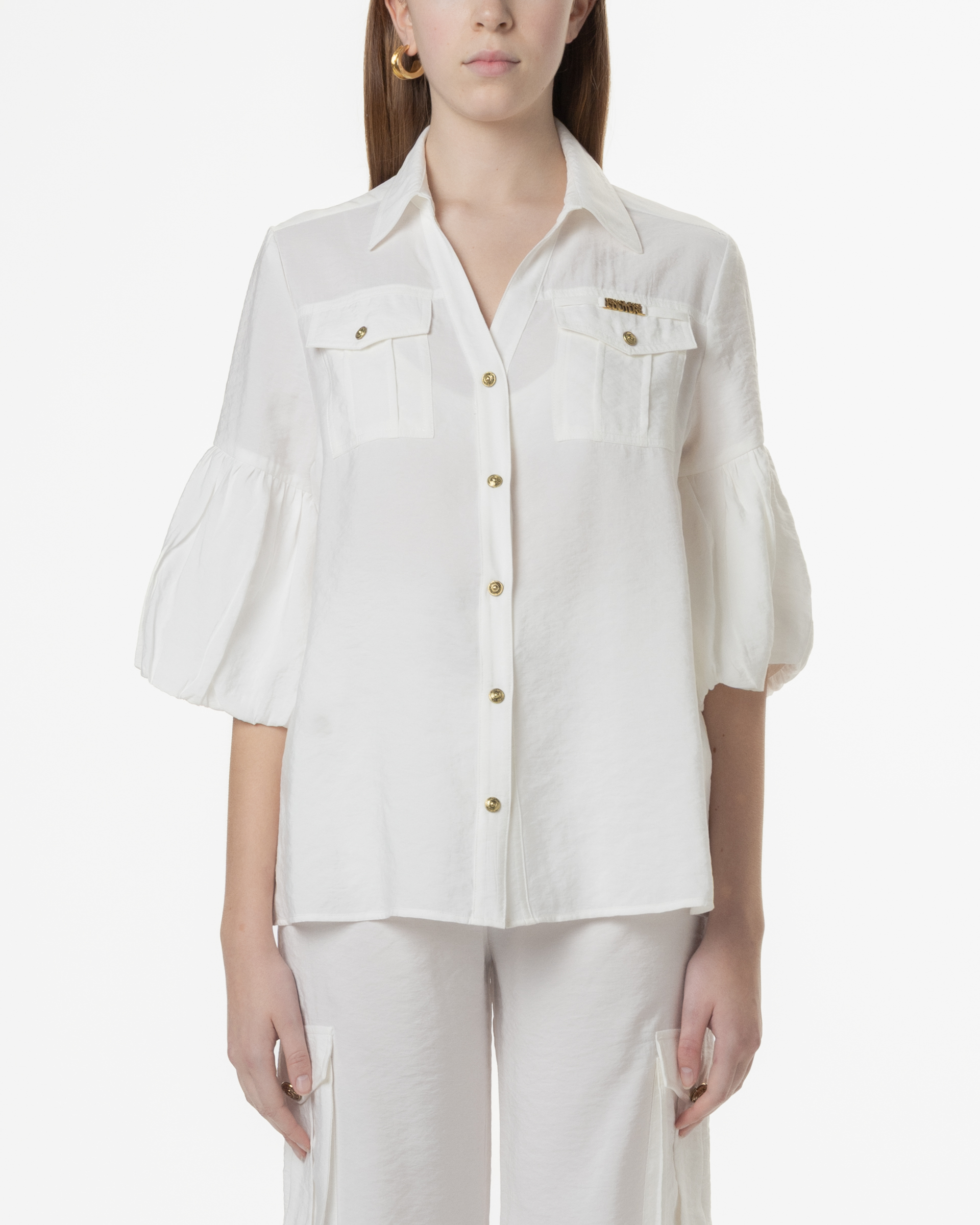 Camisa Versace Jeans Couture 78HAL200 Branco