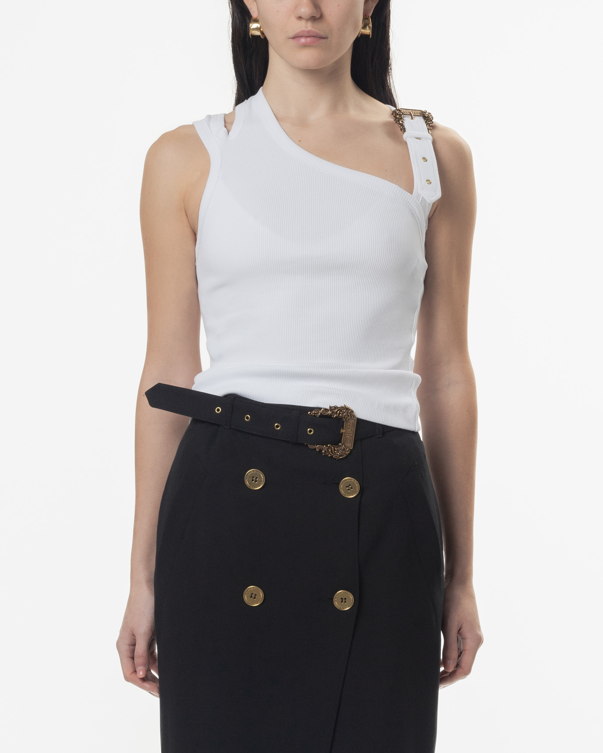 Top Versace Jeans Couture 78HAM603 Branco