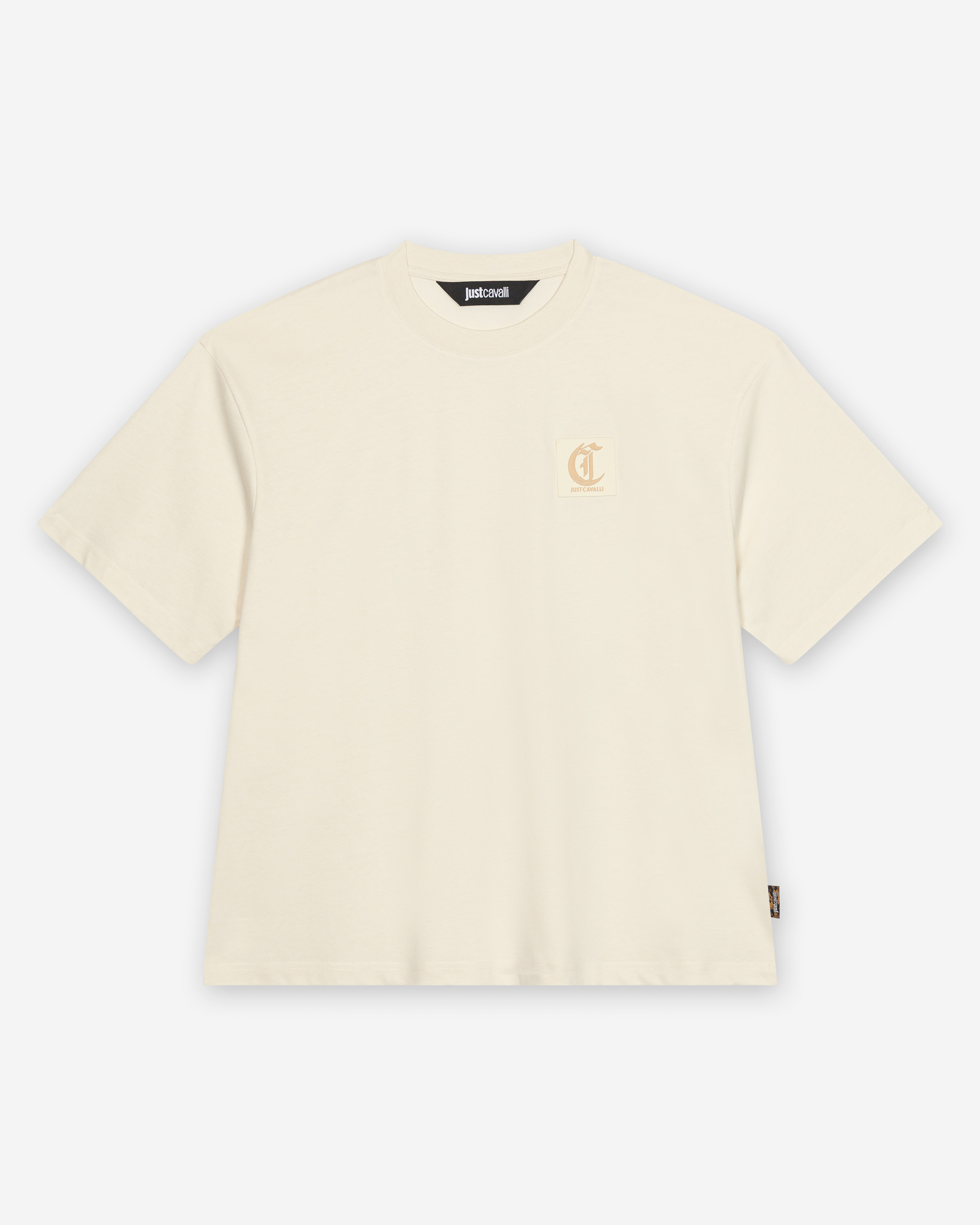 T-shirt Just Cavalli JC Patch Rubber Bege