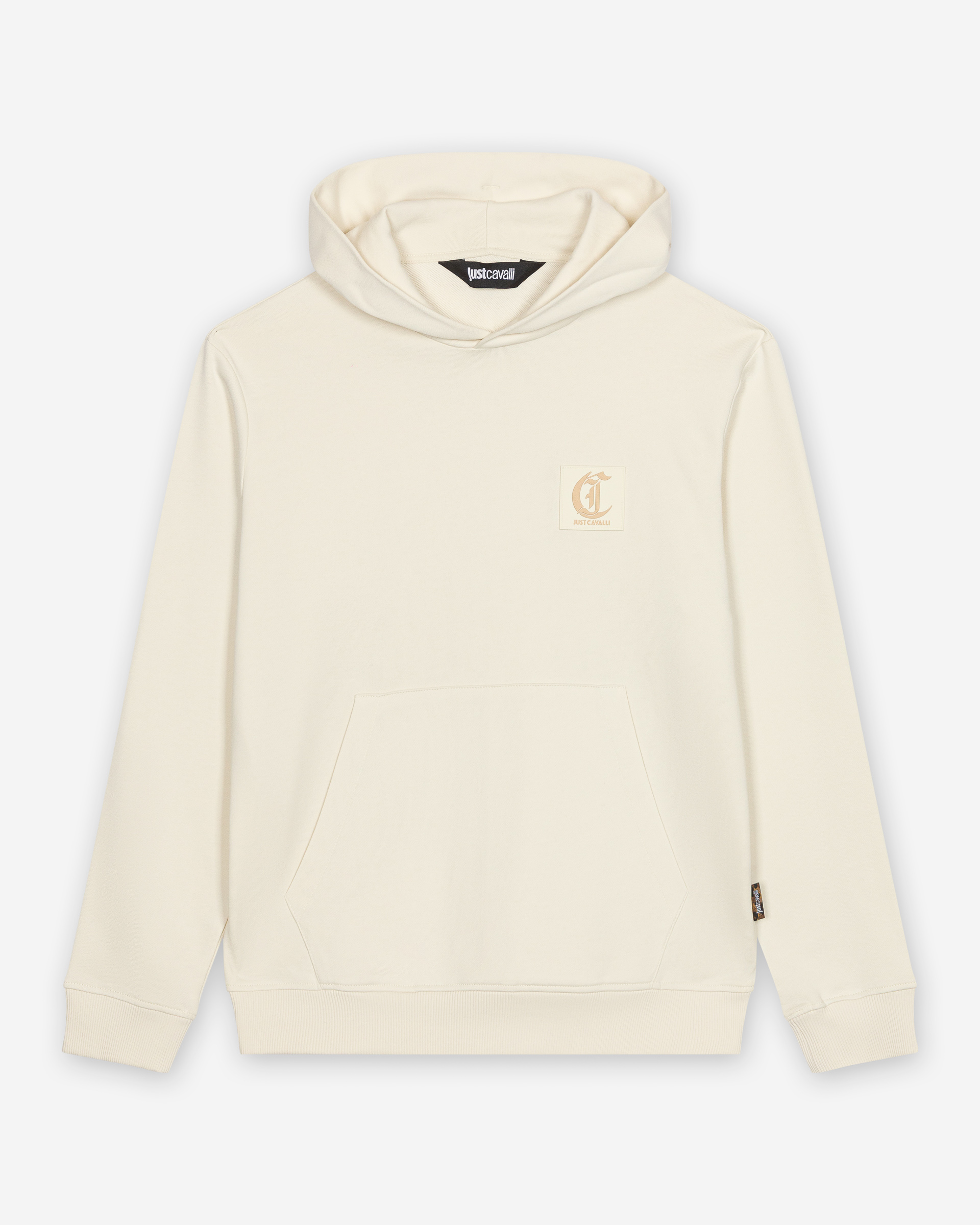 Hoodie Just Cavalli R Pocket JC Patch Bege
