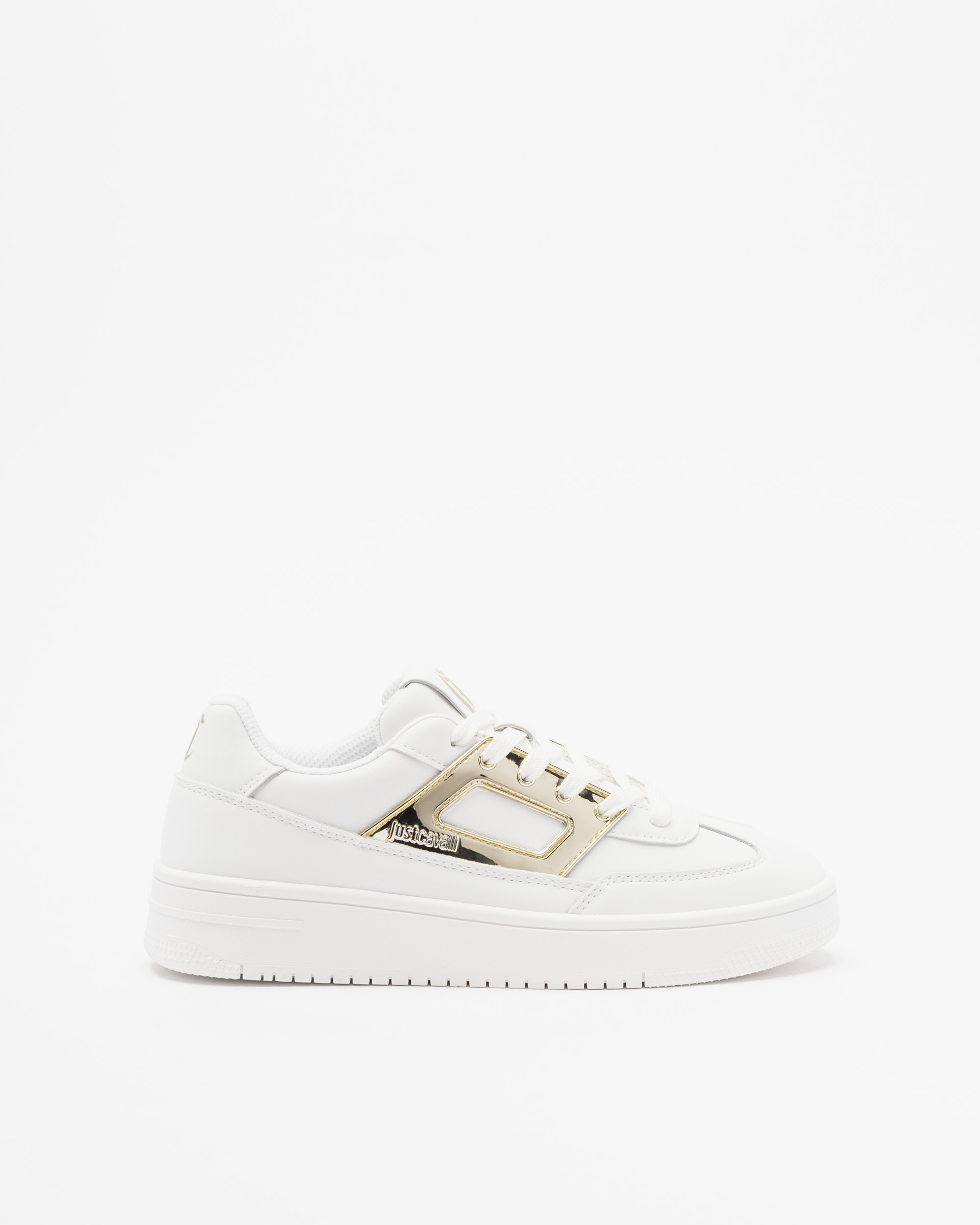 Sapatilhas brancas Just Cavalli Fondo Azula 02 Branco