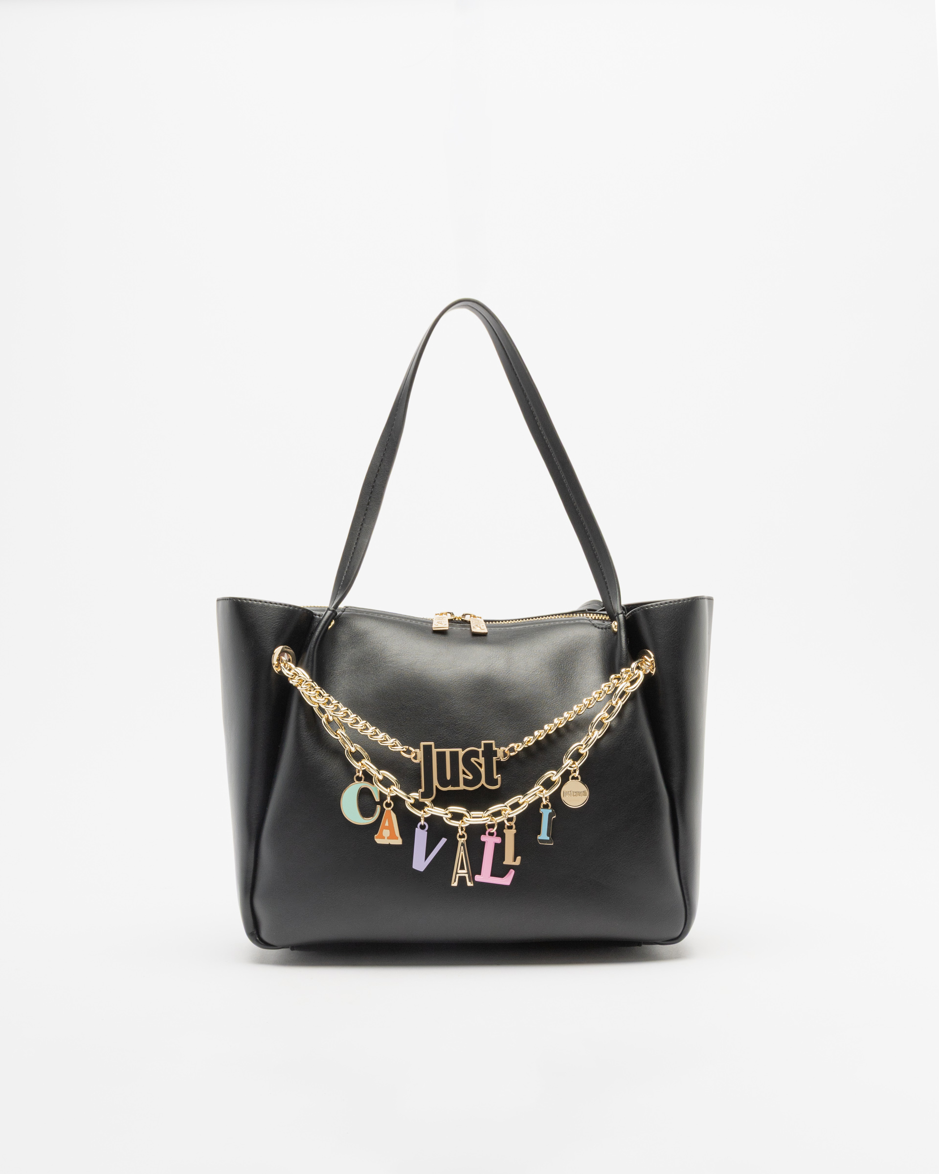 Mala shopper Just Cavalli 80RA4BE4 Preto