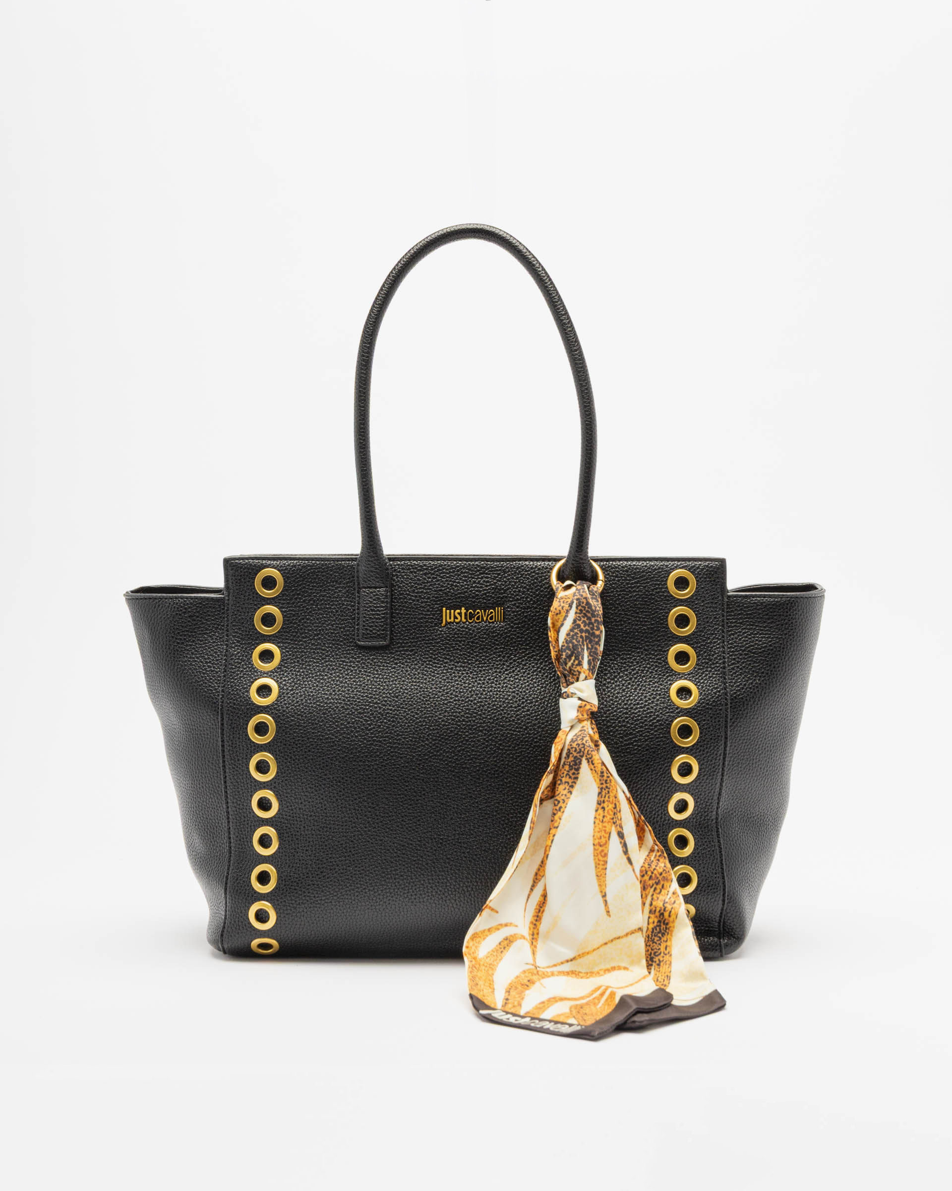 Mala shopper Just Cavalli 80RA4BF3 Preto
