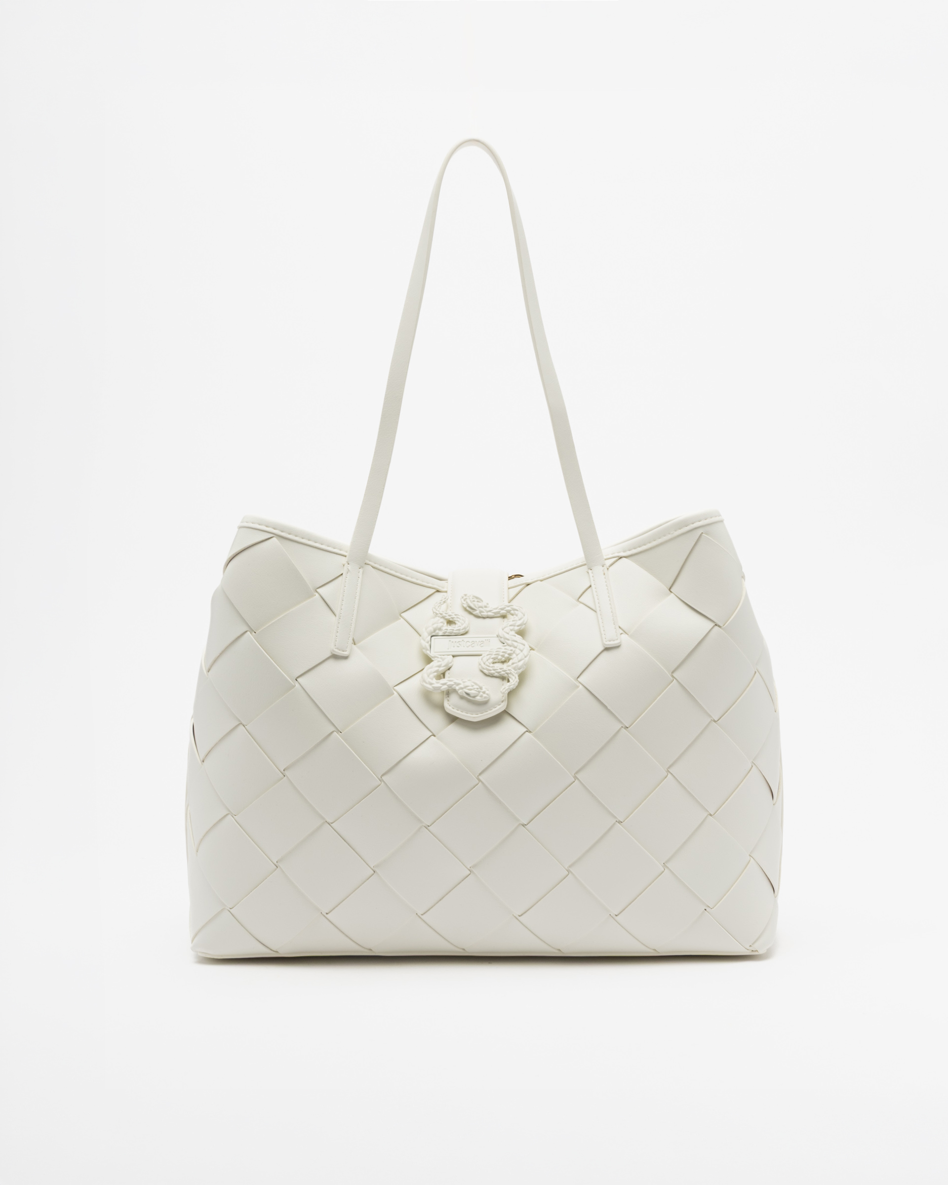 Mala tote bag Just Cavalli 80RA4BM2 Branco