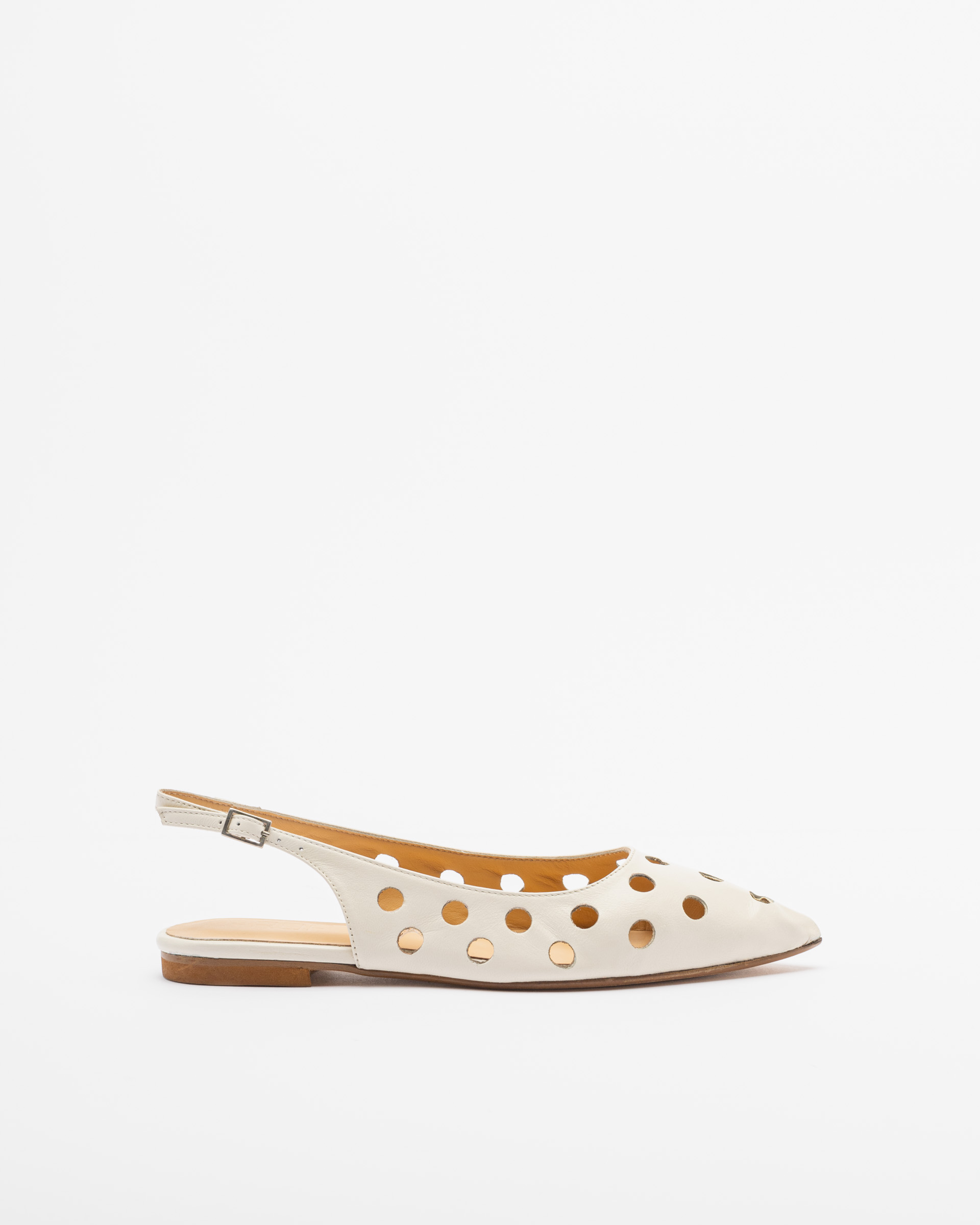 Sapato aberto atrás PROF DELIA 2383 Branco