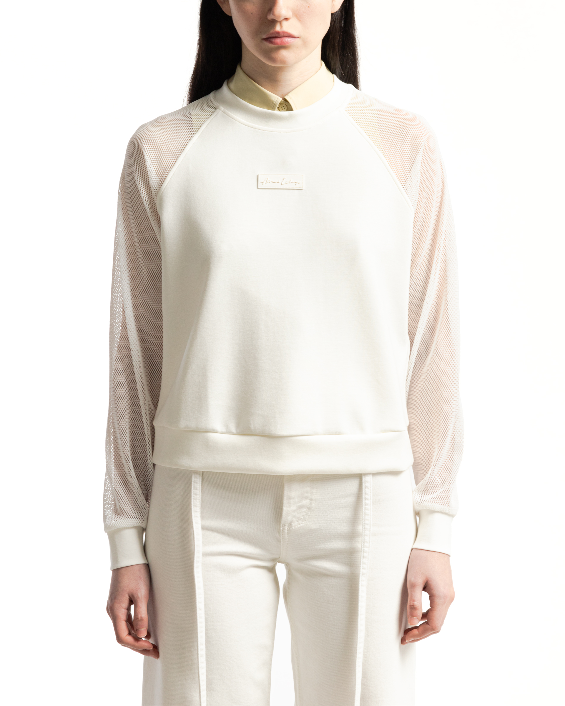 Camisola Armani Exchange 3DYM84 Branco
