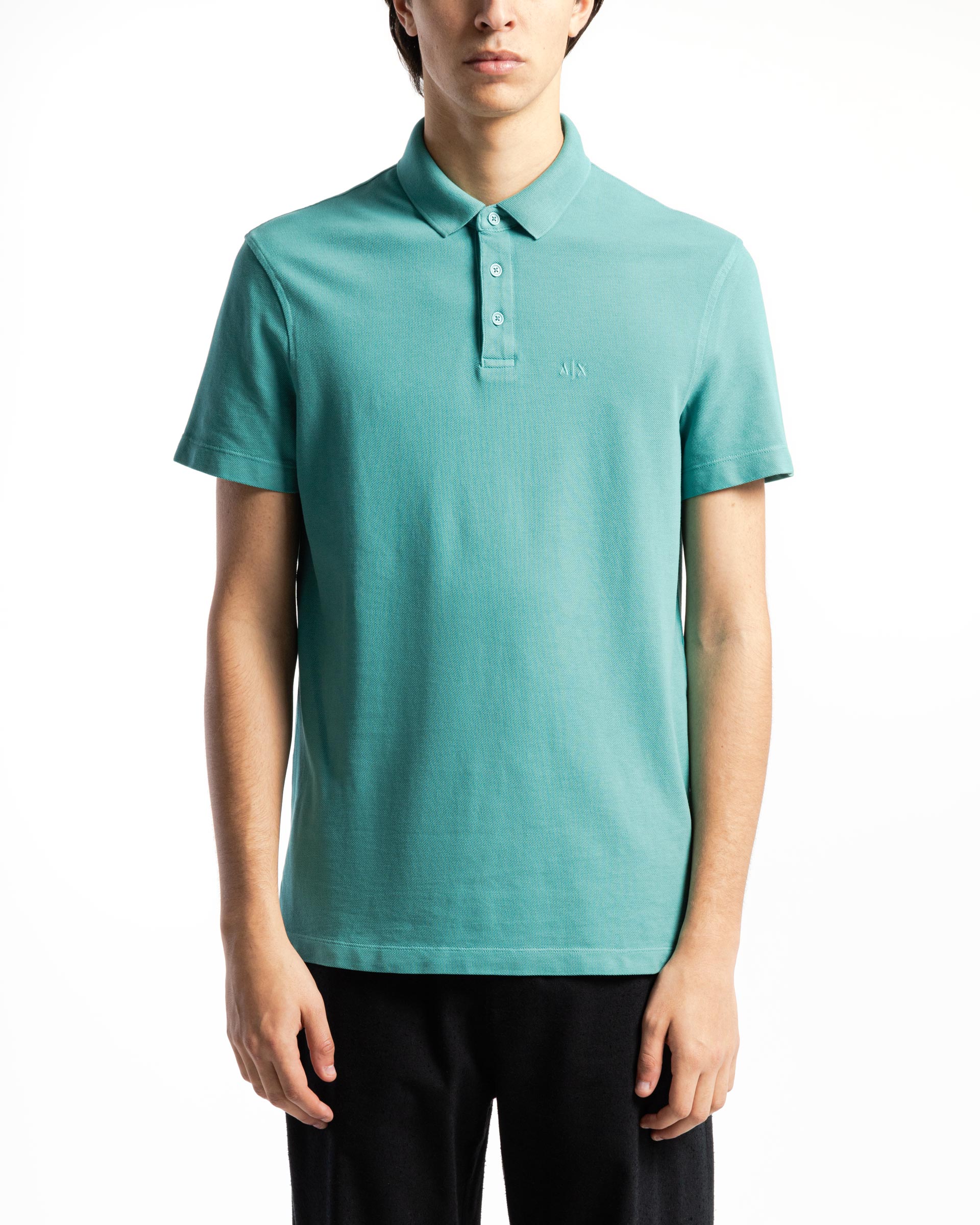 Polo Armani Exchange 3DZFAB Azul