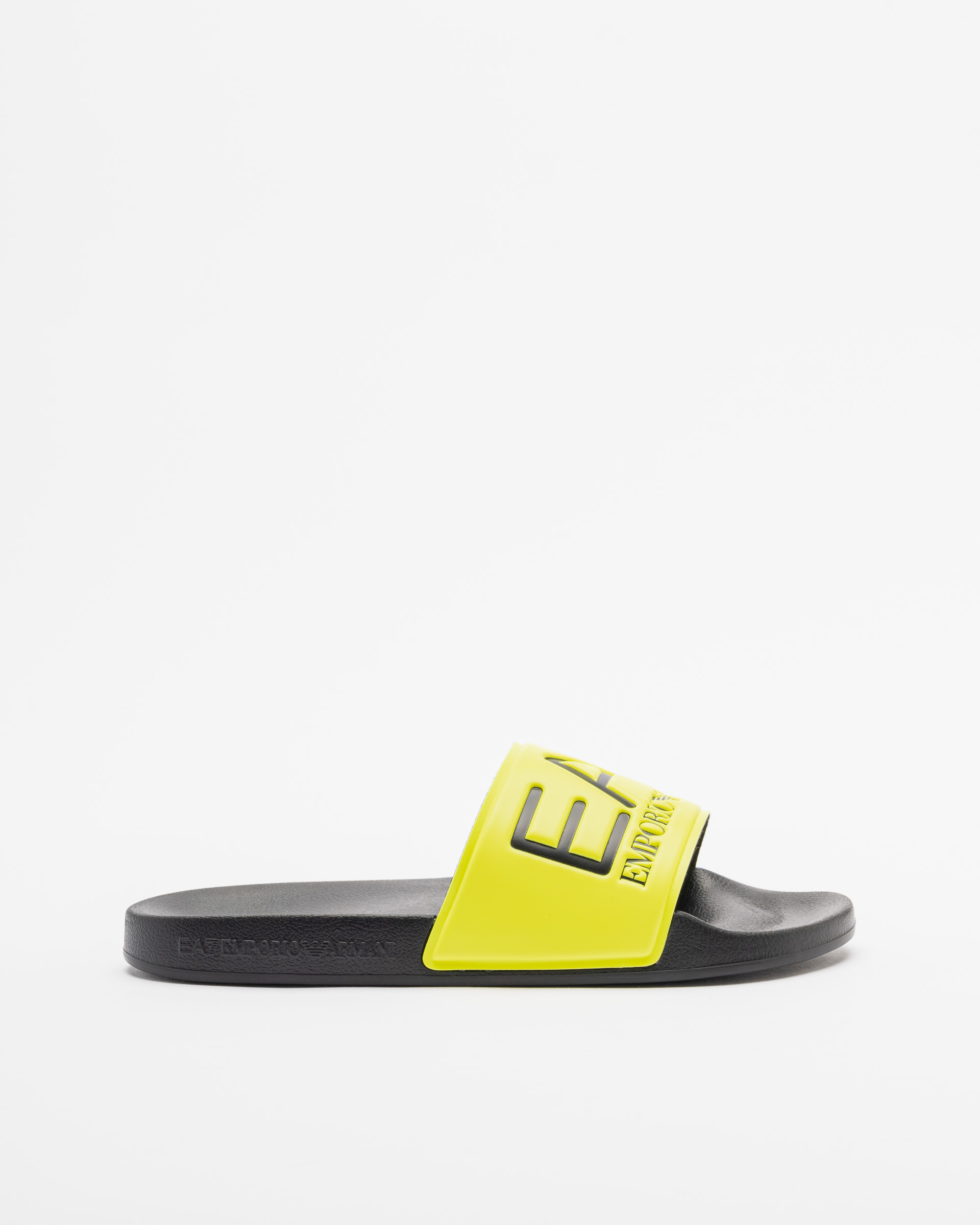 Chinelos slide EA7 7X000108 Amarelo